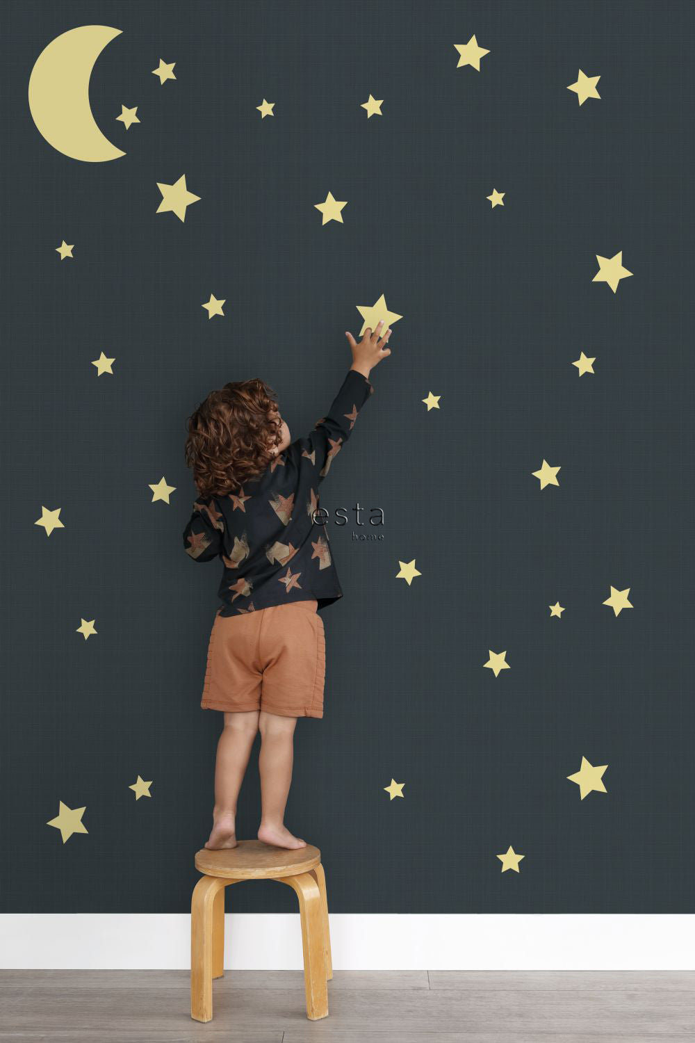 ESTAhome muursticker sterrenhemel geel - 47.5 x 66 cm - 156111