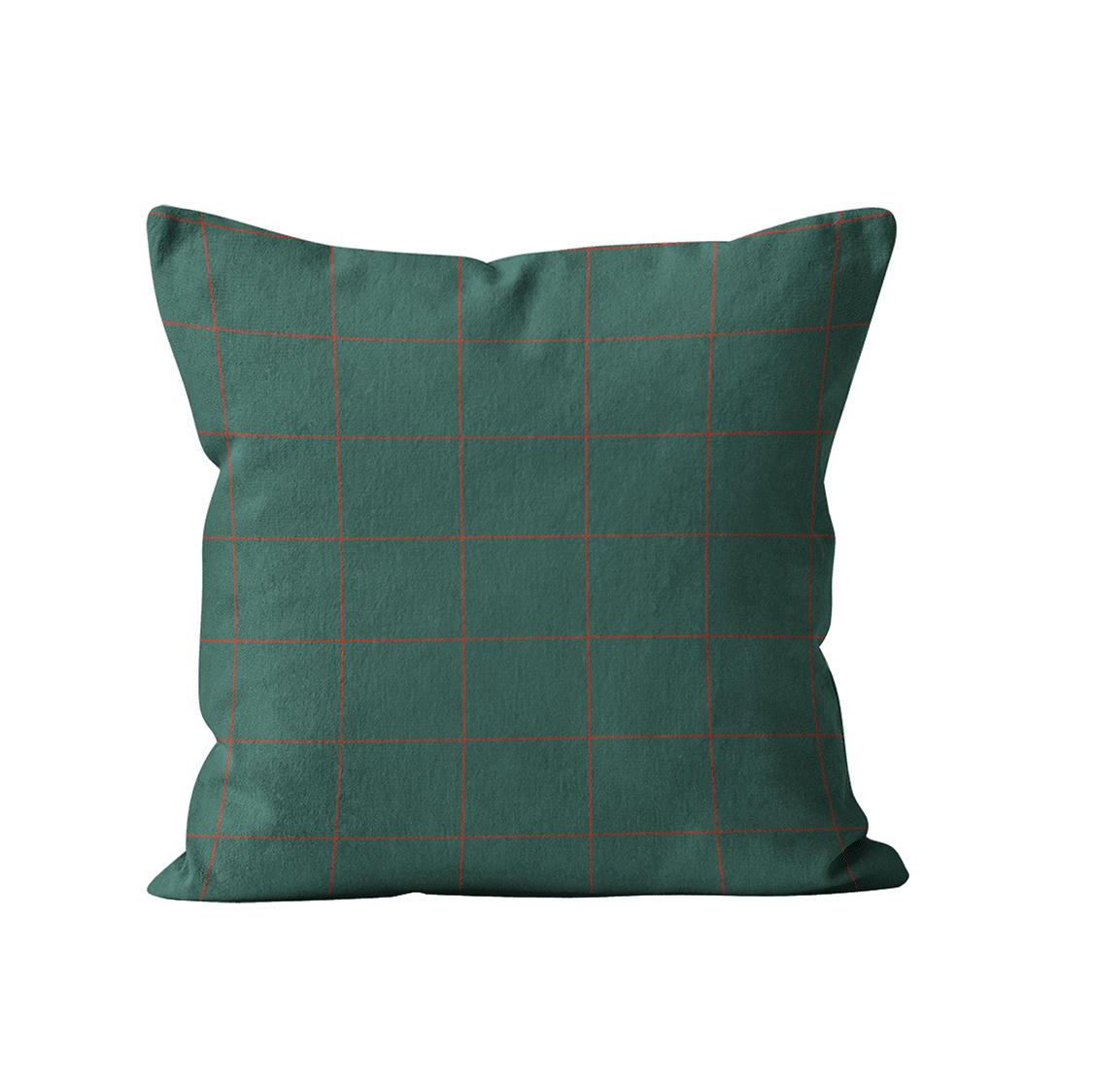 - Coussin déco velours vert rouge 40x40cm