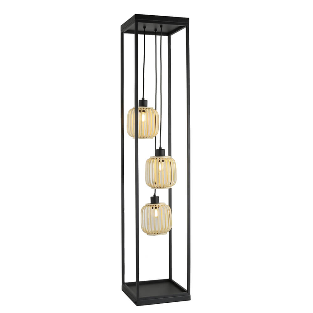 HOME DELUXE Vloerlamp ZITA - Zwart