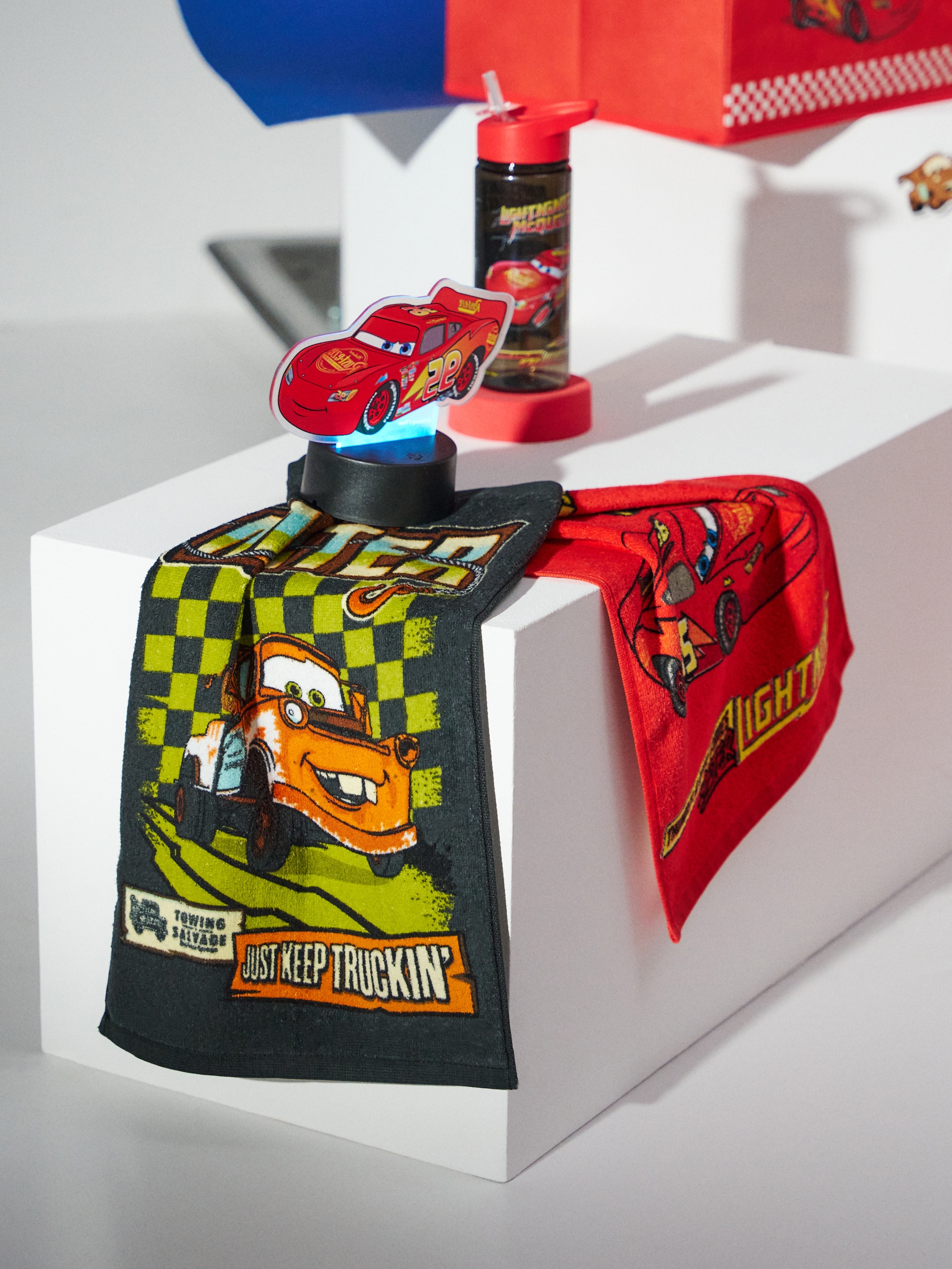 Bawełniane ręczniki Cars 2 pack