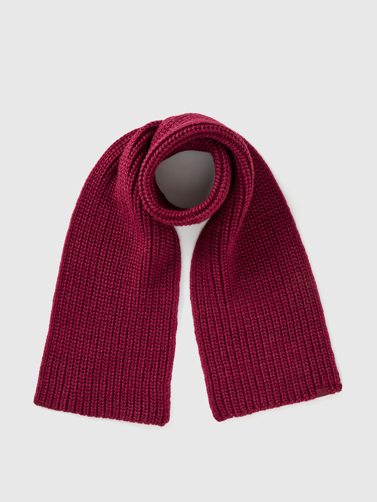 Wool blend scarf
