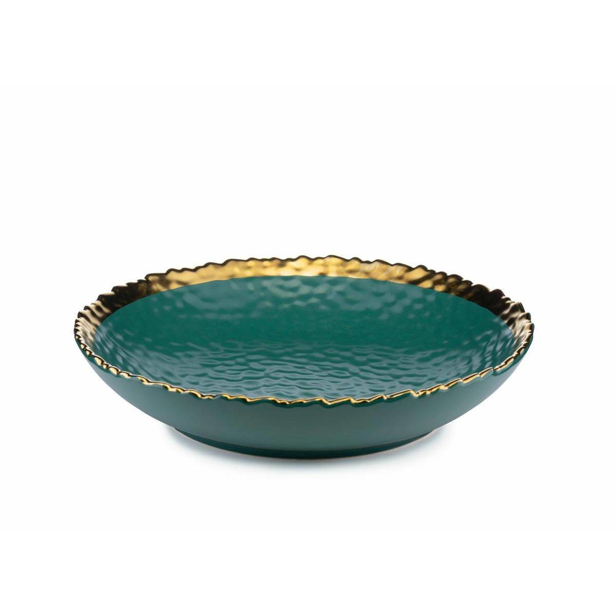 Talerz głęboki Kati Green Gold 21 cm
