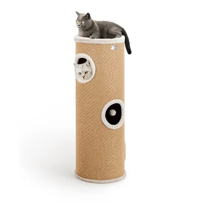 Lionto Scratching Barrel with Jute - Beige