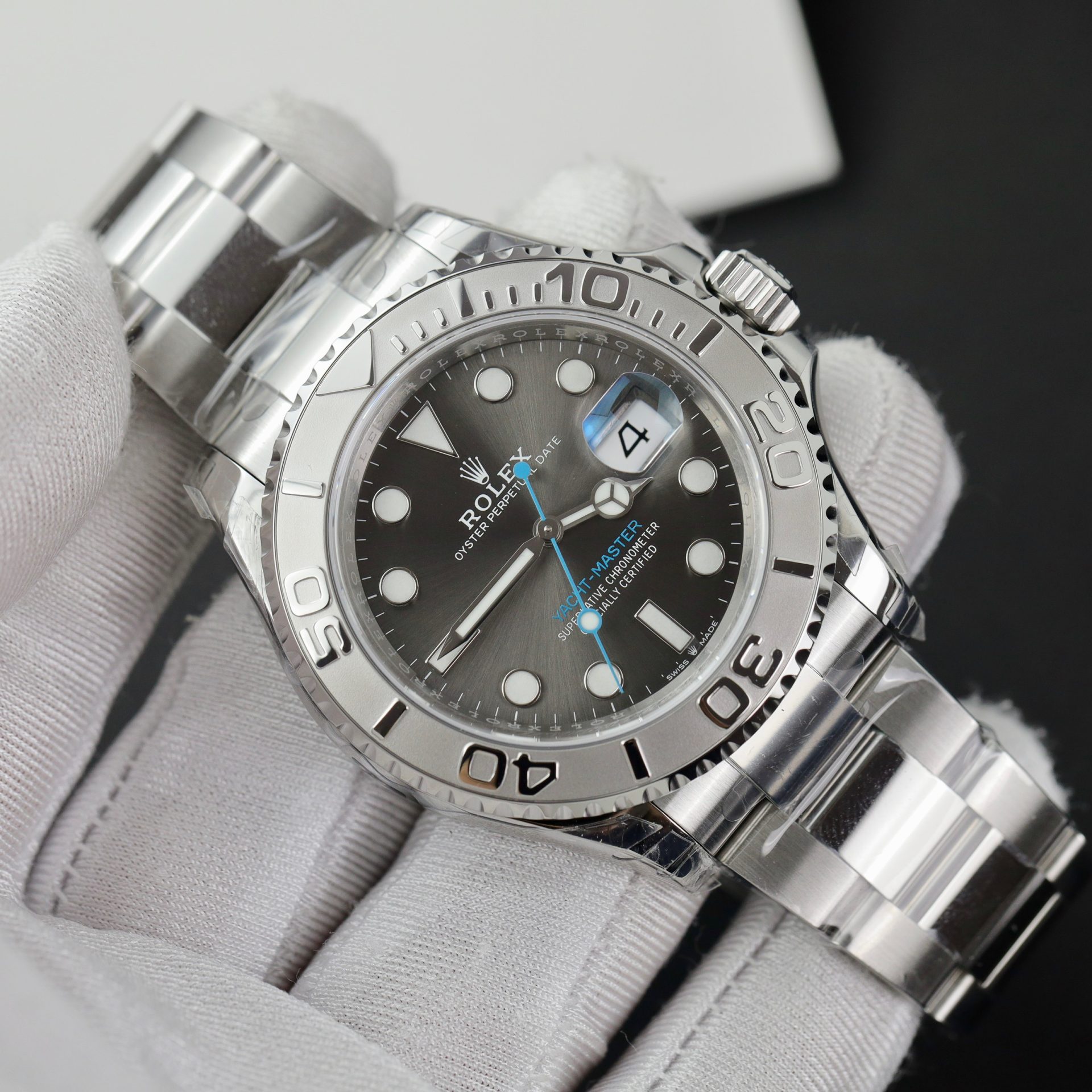 Rolex Yacht-Master 126622 904L Steel Grey Dial 40mm Oyster Super Clone