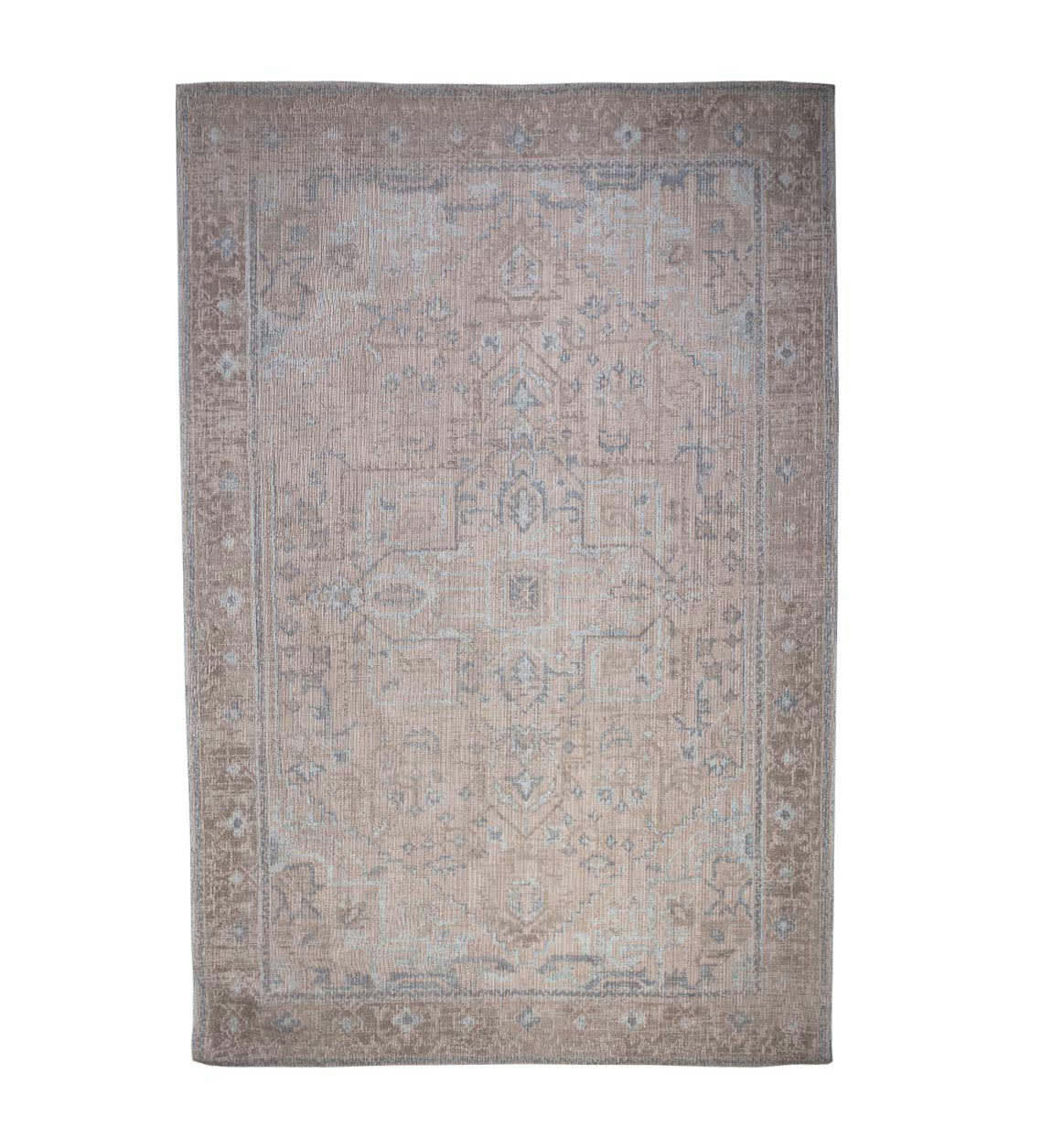 - Tapis en tissu beige 160 x 230 cm