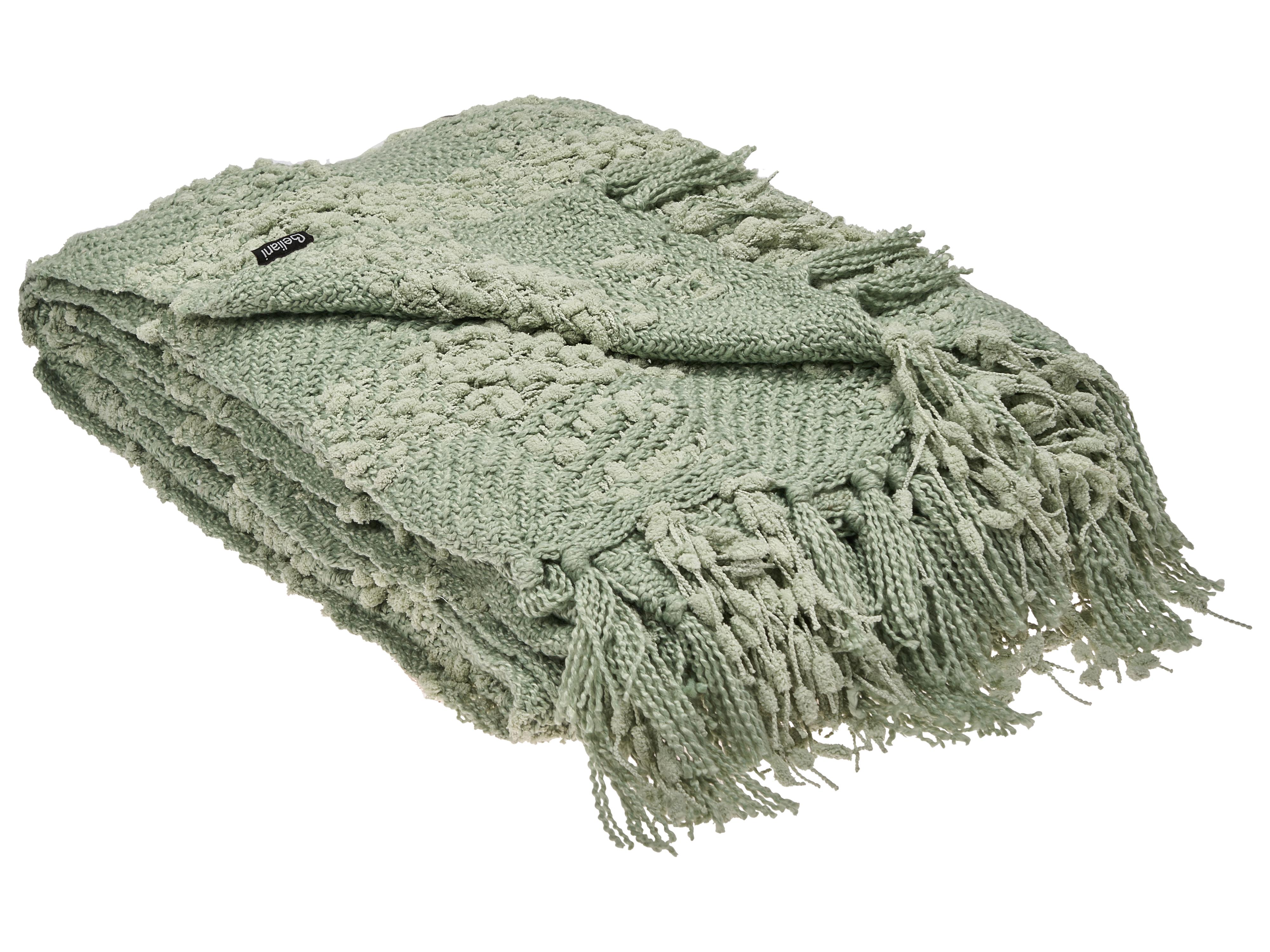 Blanket VELLA 220 x 240 cm Green