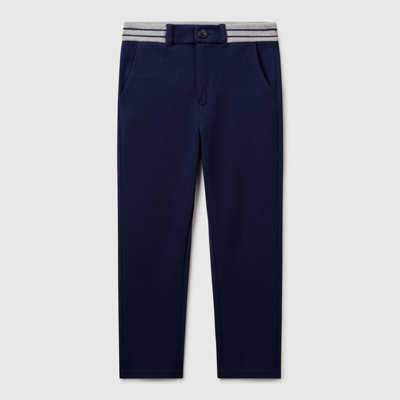Long cotton trousers