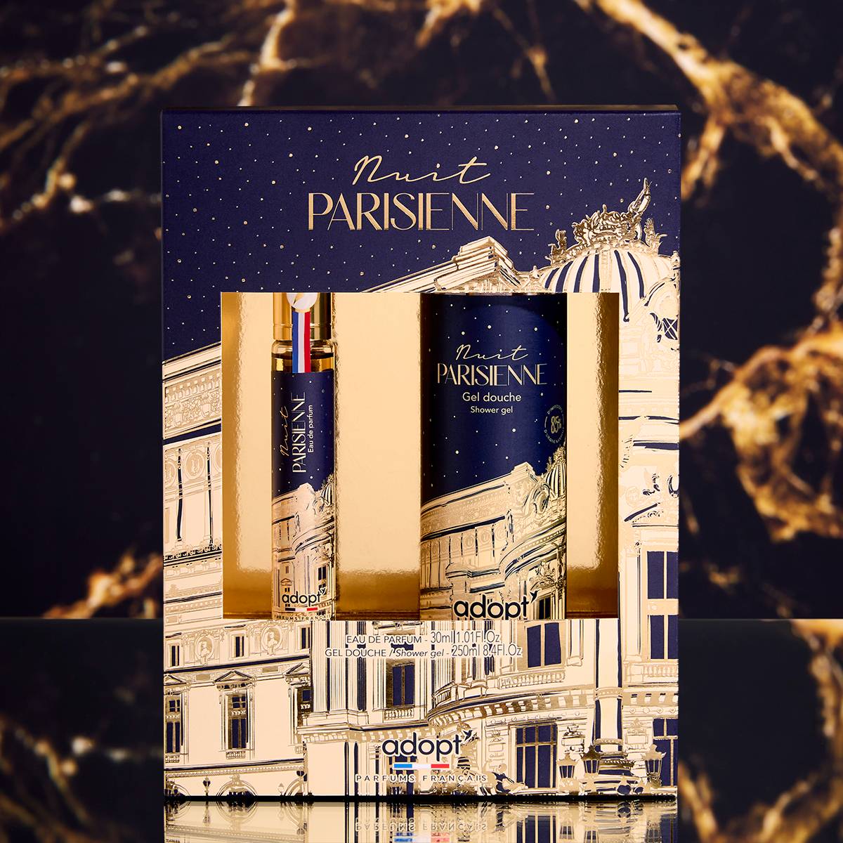 Nuit ParisienneCoffret eau de parfum 30 ml   gel douche 250 ml