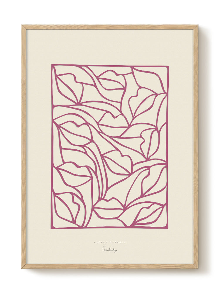 Little Detroit - Kisses no. 02 - PSTR studio Kunst Poster