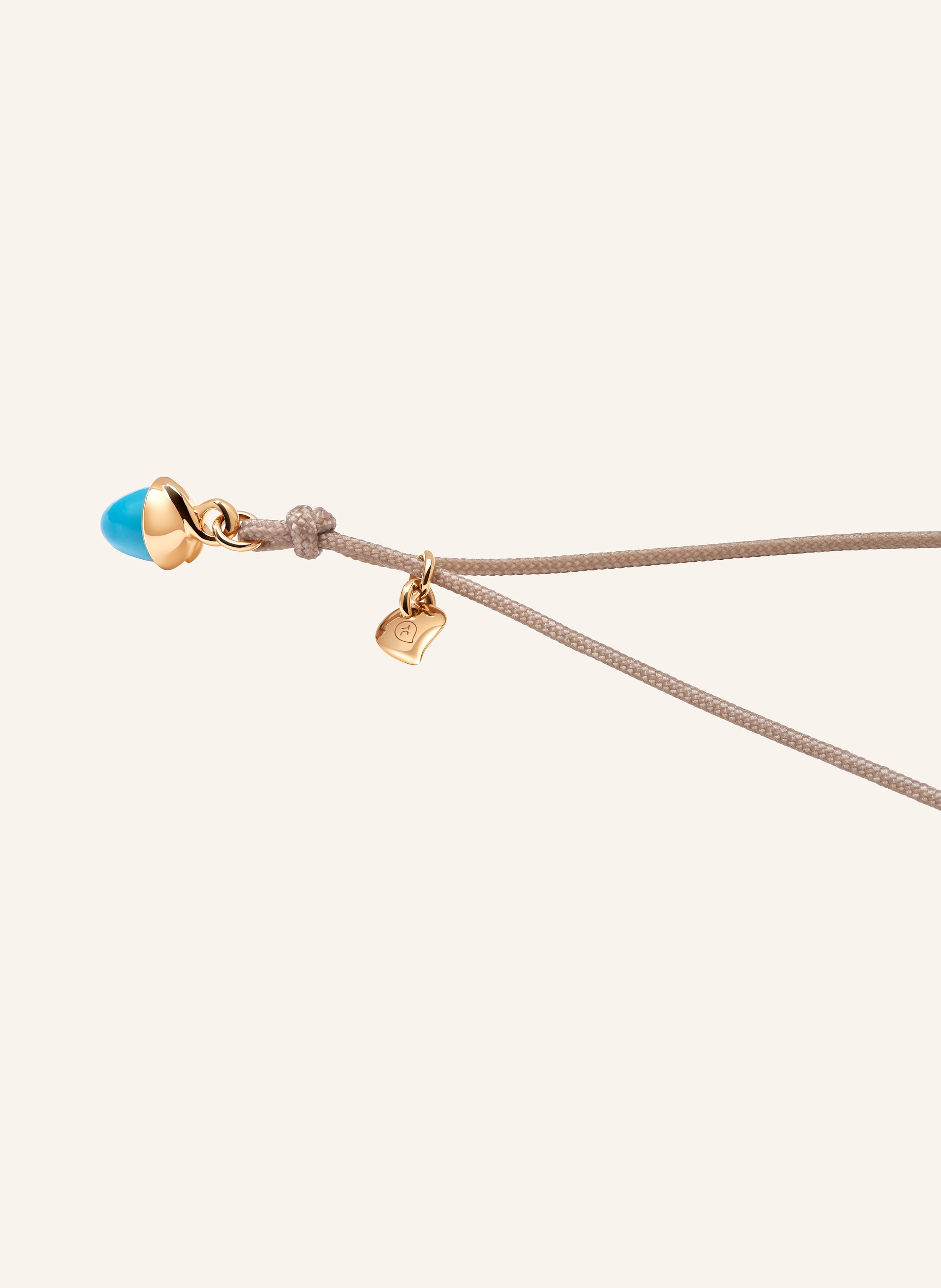 TAMARA COMOLLI Armband BRACELET 'MYMIKADO' WITH TURQUOISE aus 18 Karat Roségold mit Türkis