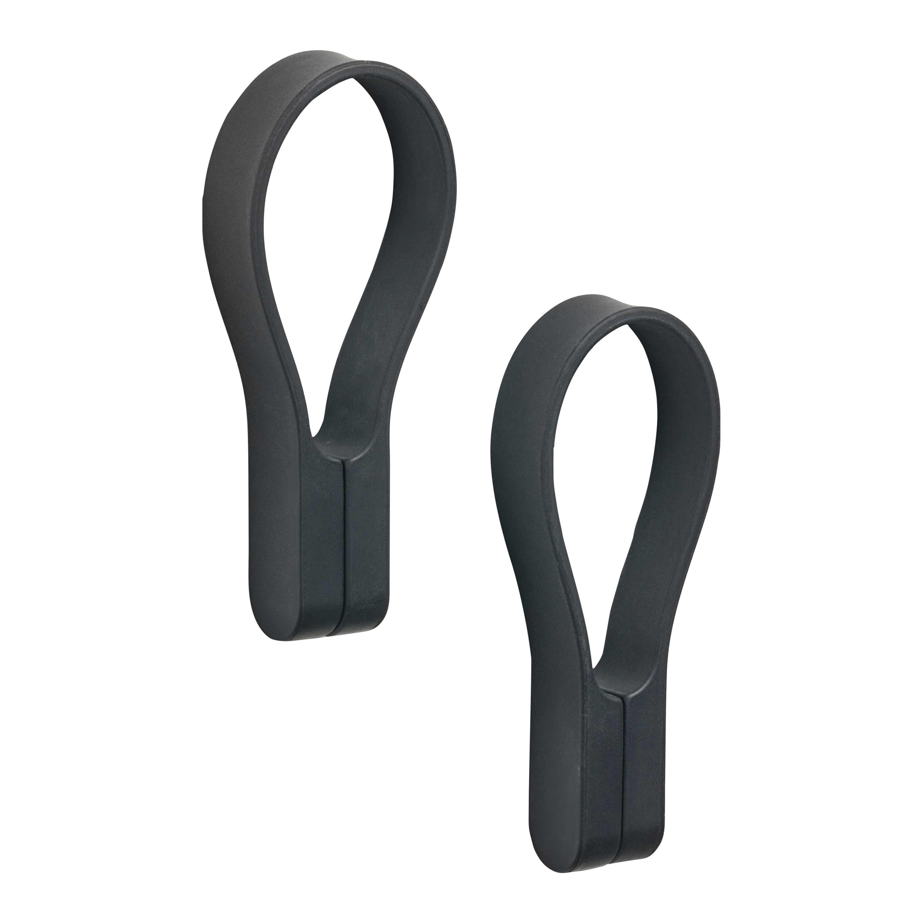 Zone Denmark Loop Handdoeklus met Magneet 2 st. - Zwart