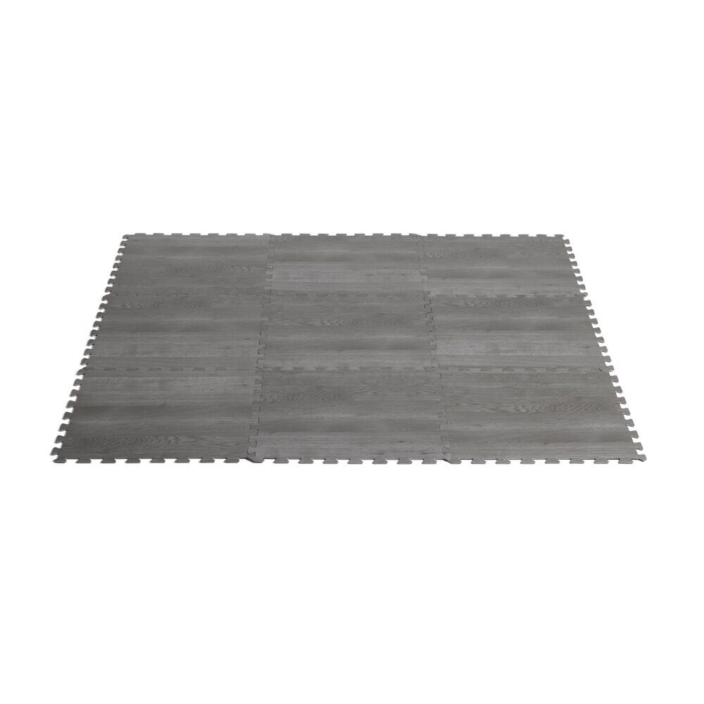 Dalle de protection piscine et spa x9 mousse parquet 50x50cm