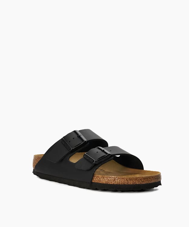 Arizona Birko F Black - Two Strap Sandals