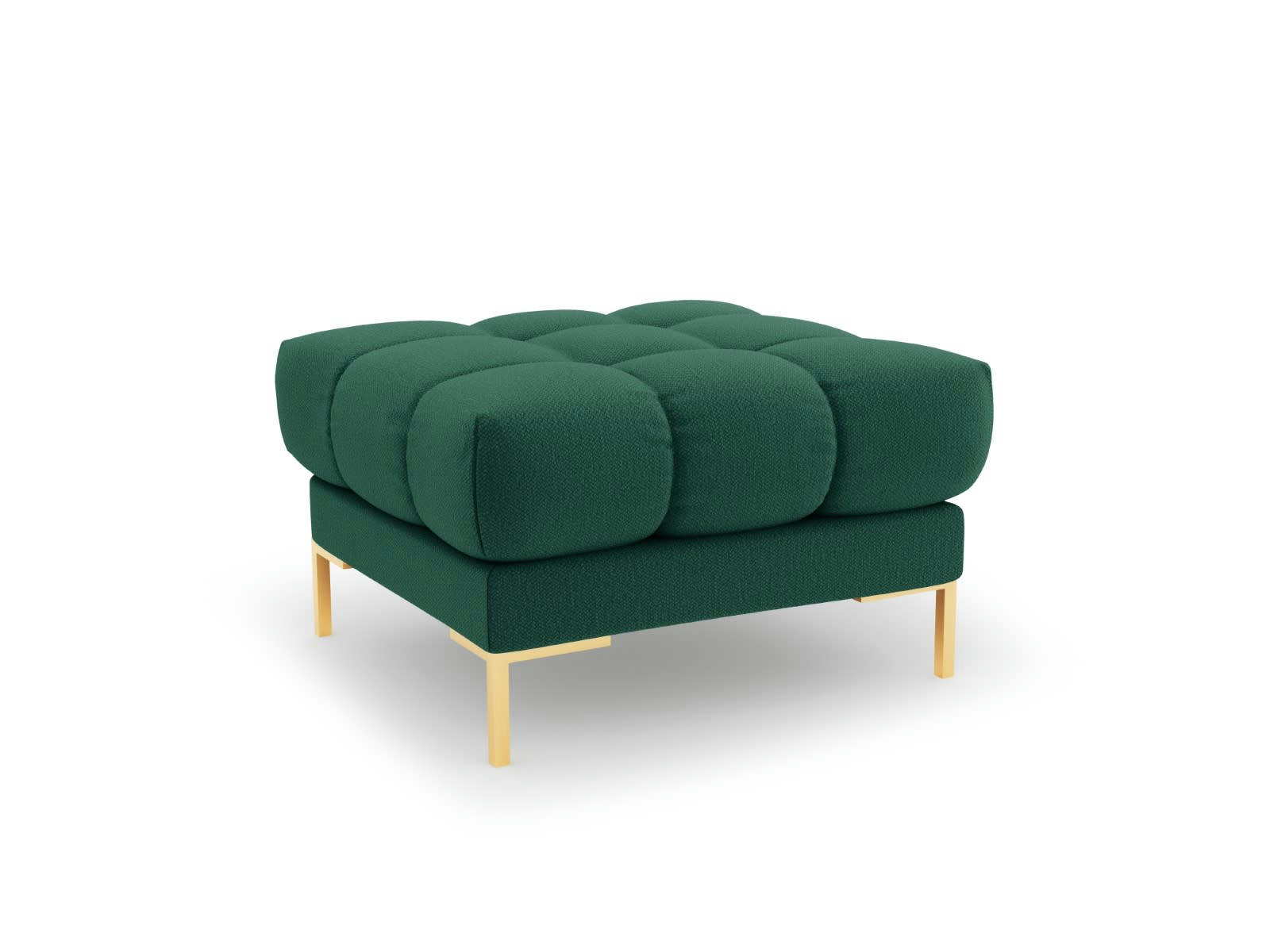 MAMAIA - Pouf 1 place en tissu structurel vert