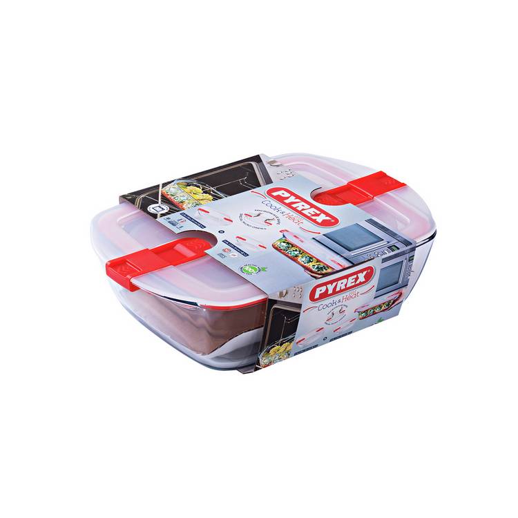 Pyrex Cook & Heat 2 Piece Rectangular Glass Dish Set