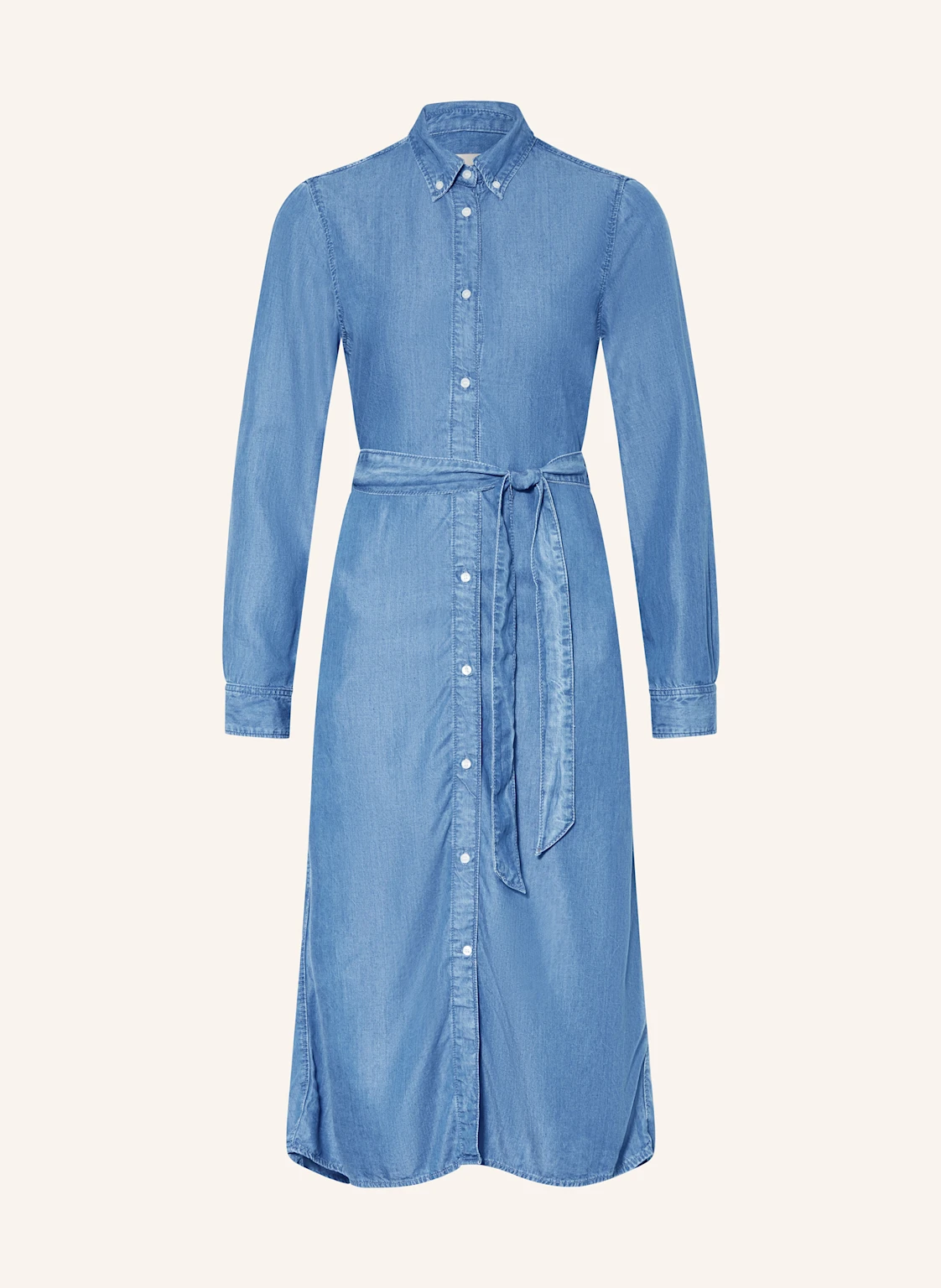GANT Hemdblusenkleid in Jeansoptik