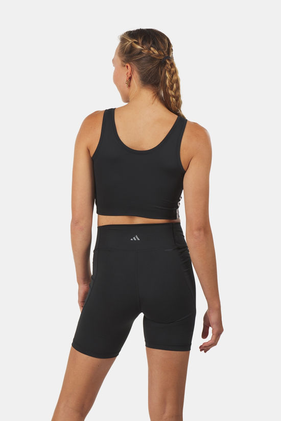 adidas Essentials 3-Stripes Cropped Tank Top Dames