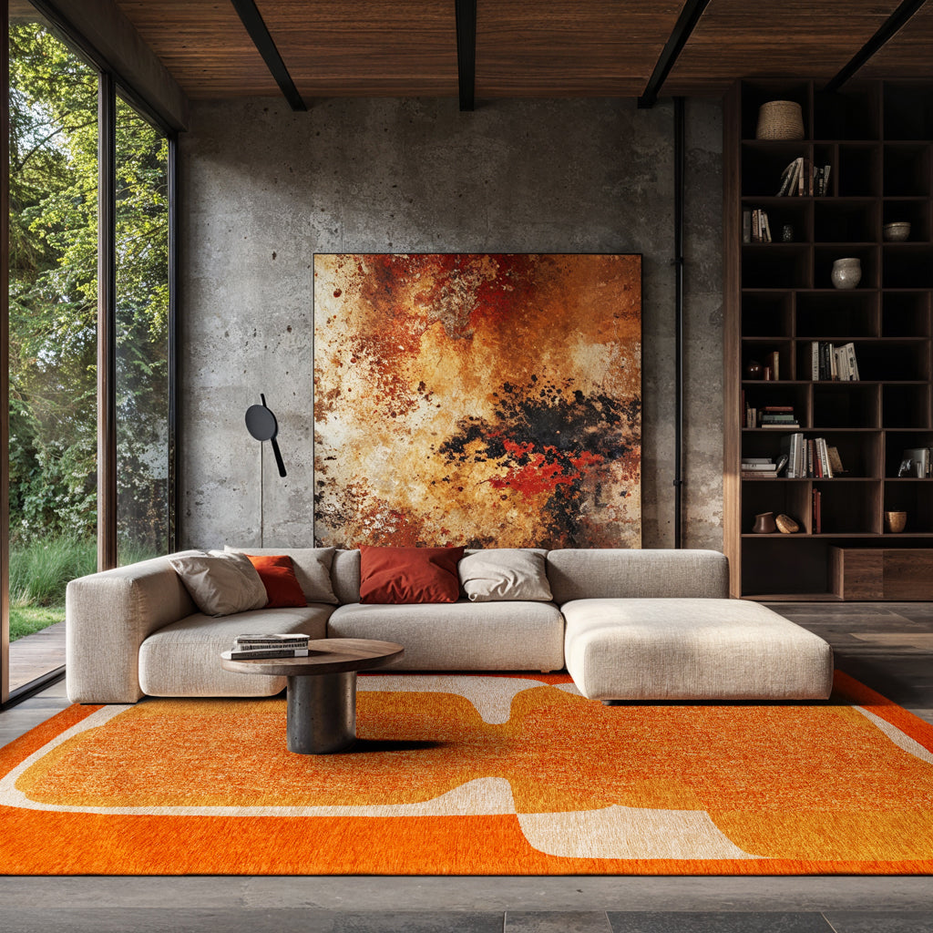 Lola & Moi Poum Poum Vloerkleed 170 x 240 cm - Gold Cocktail