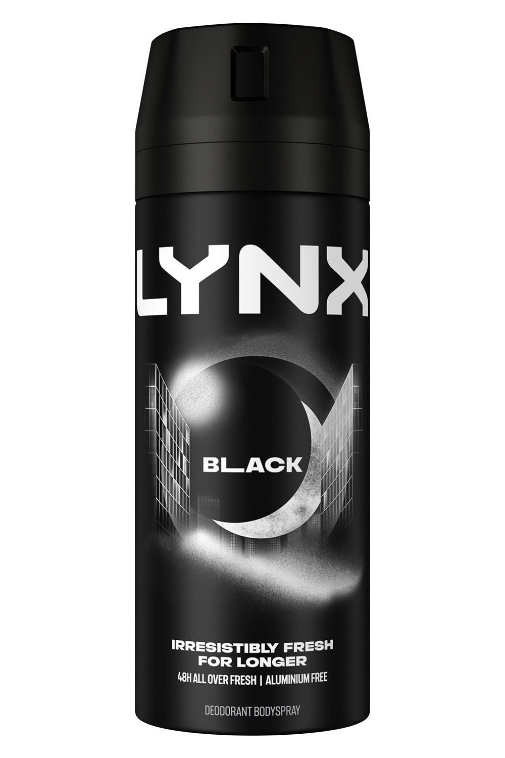 Lynx Black Body Spray Deodorant 48Hrs HD Fragrance 150ml, 12 Pack