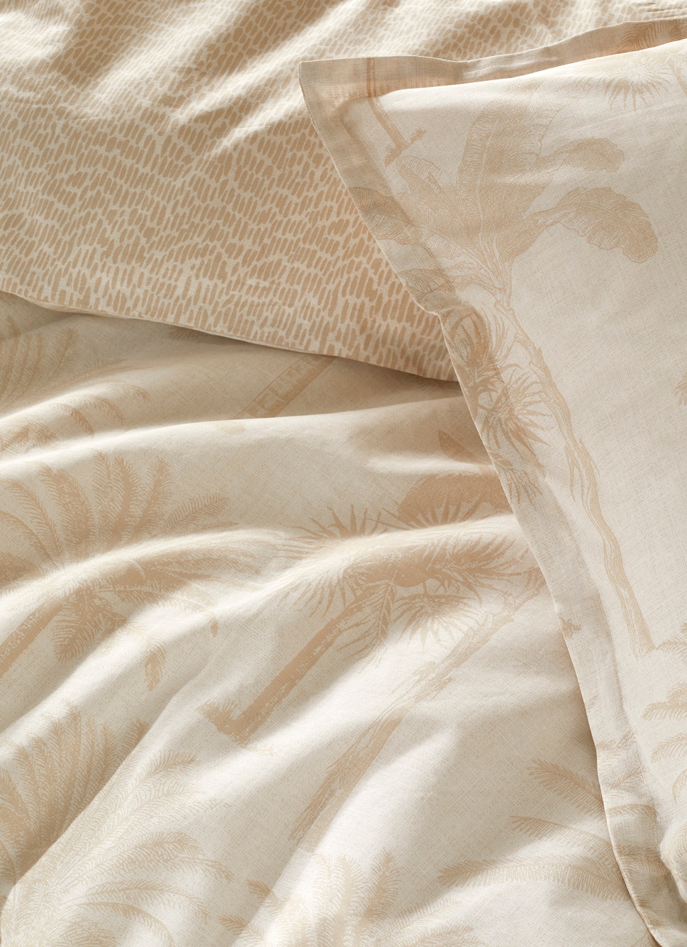 HOUSSE DE COUETTE EN COTON IMPRIMÉE PALMIERS GHANA SEIGLE