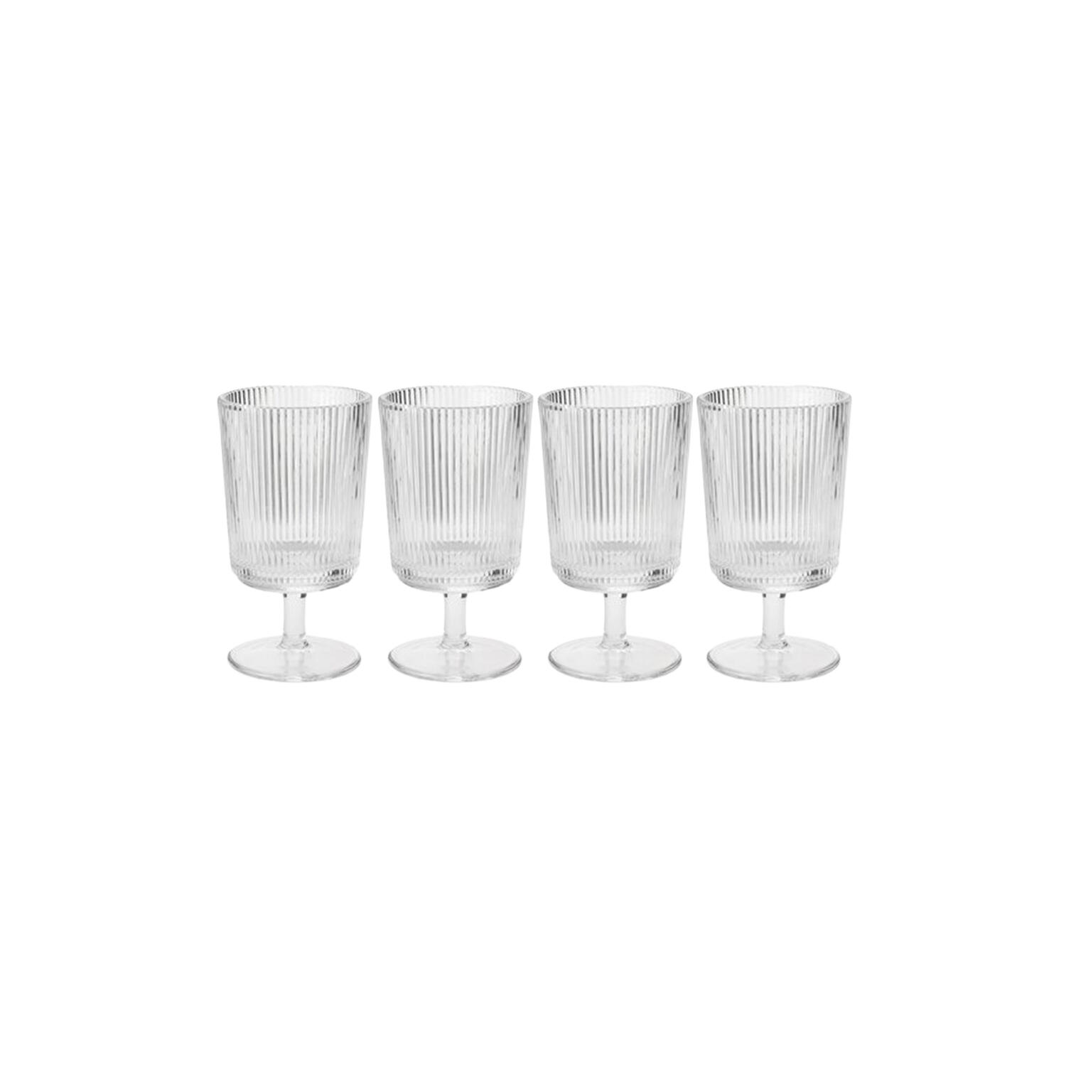 Pilastro vinglas 4 stk., clear