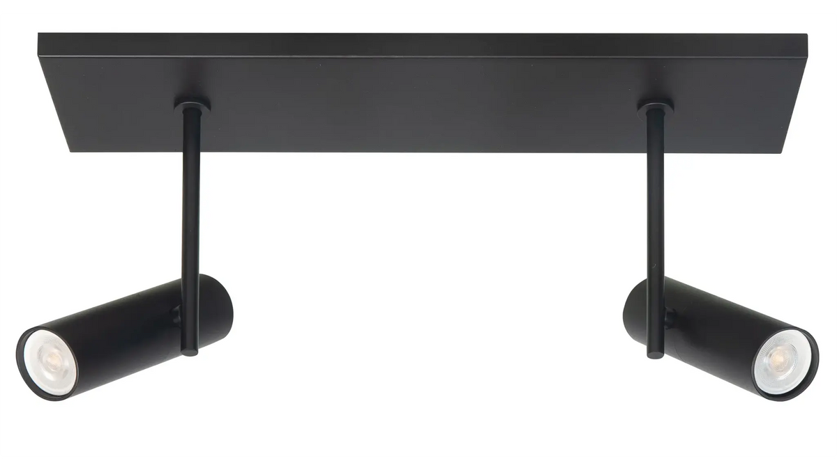 Highlight spot Trend - 2 lichts - 40 x 24  cm - zwart