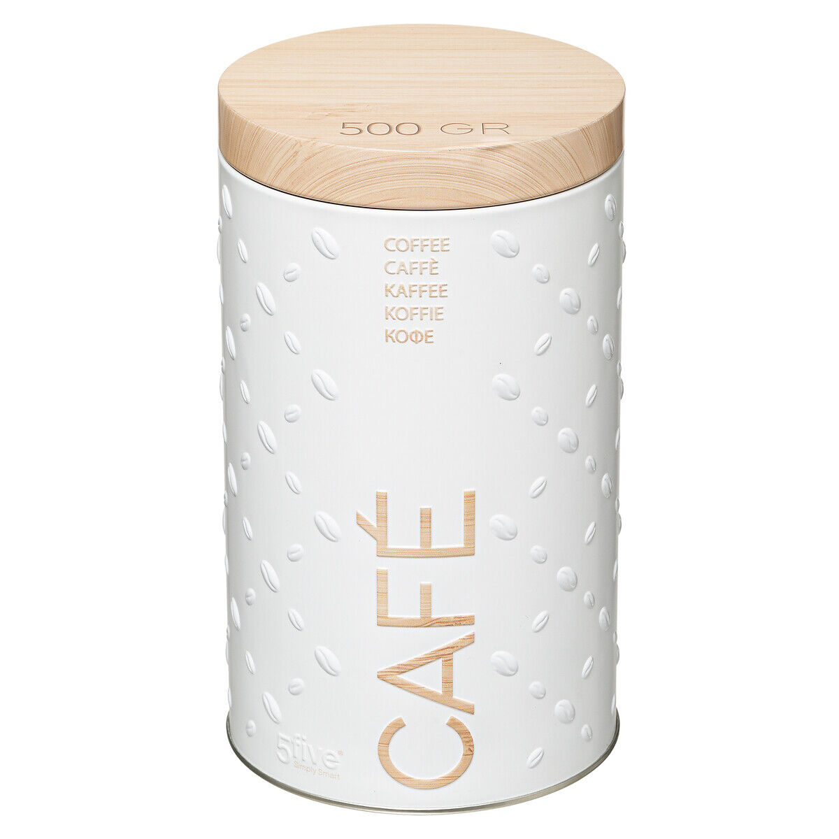 Caixa para café em metal 500g