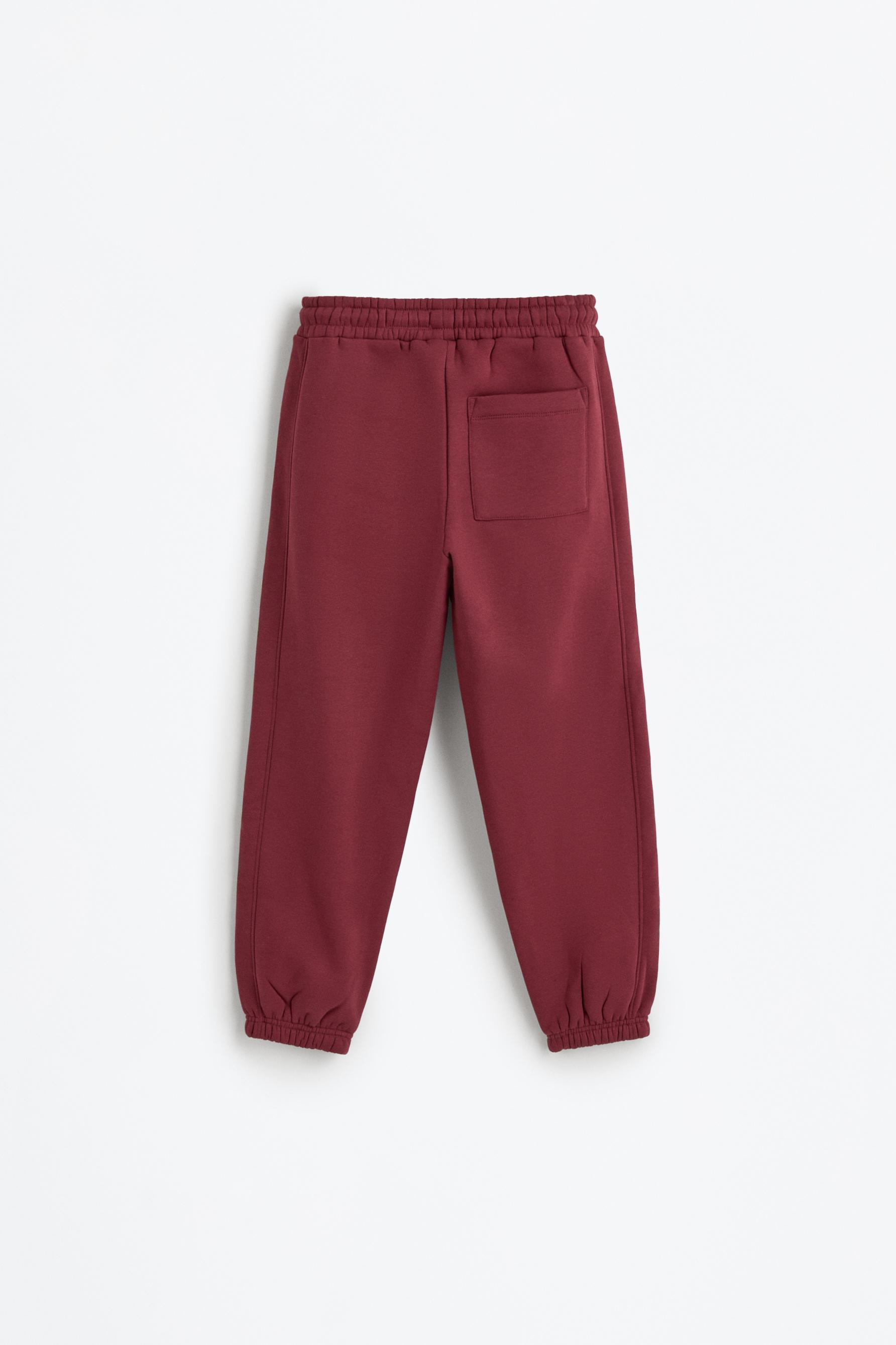 Pantalón felpa estampado