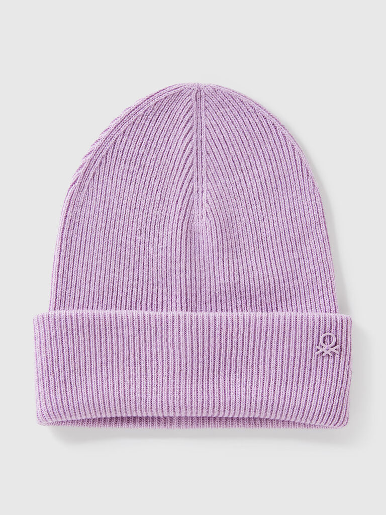 Wool blend hat