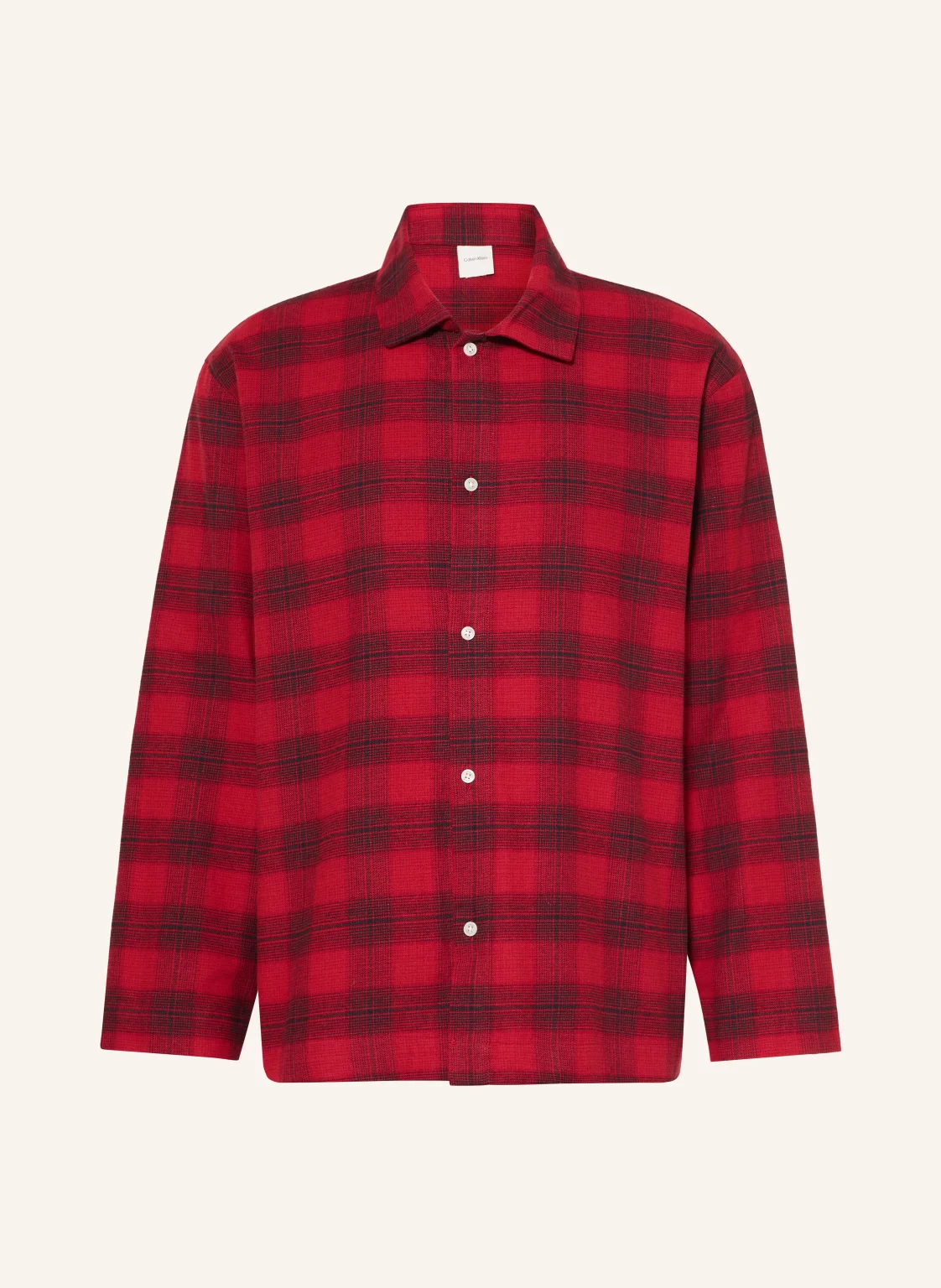 Calvin Klein Schlafshirt FLANNEL SLEEP aus Flanell