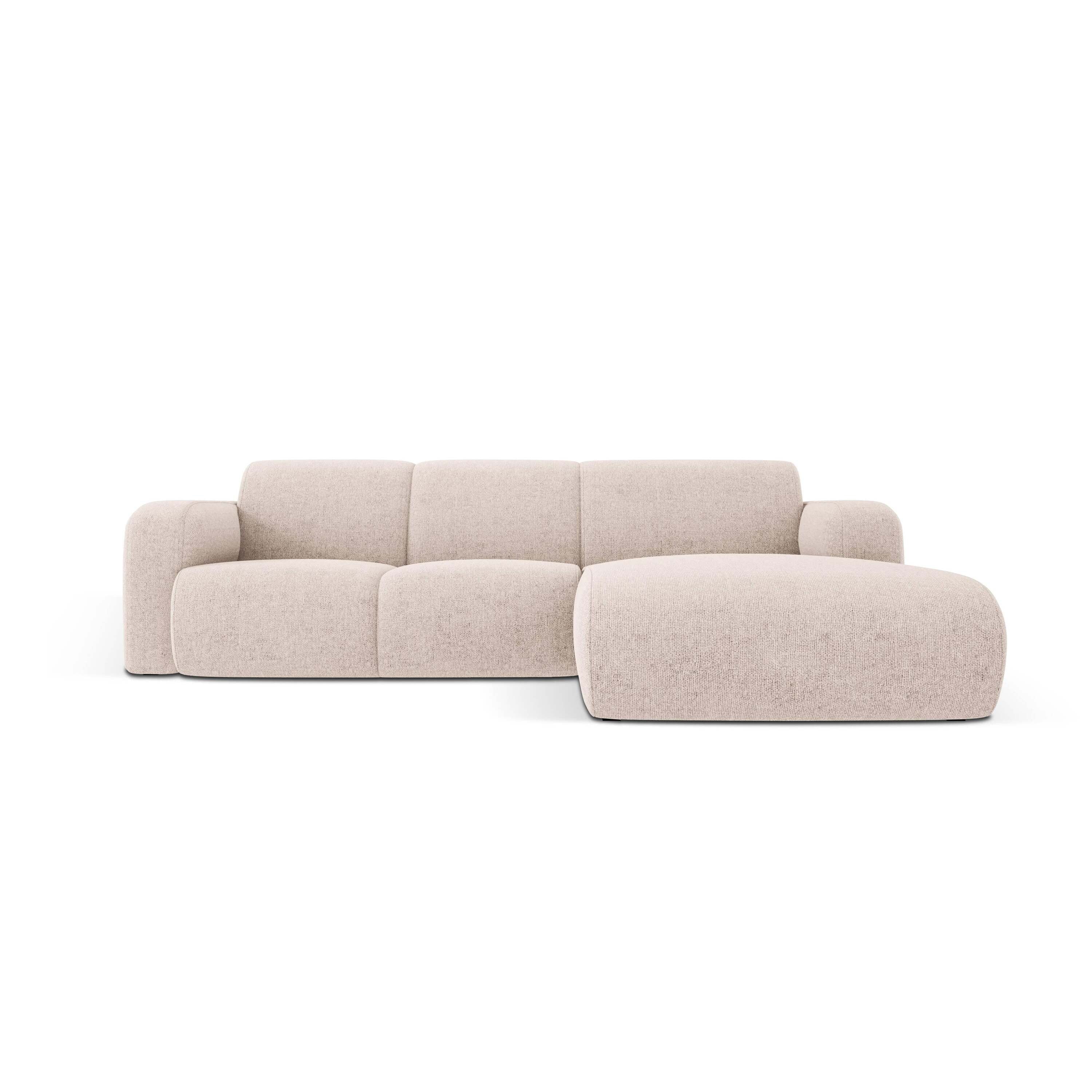Windsor & Co Lola Hoekbank met Chaise Longue Rechts - Chenille - Kieze