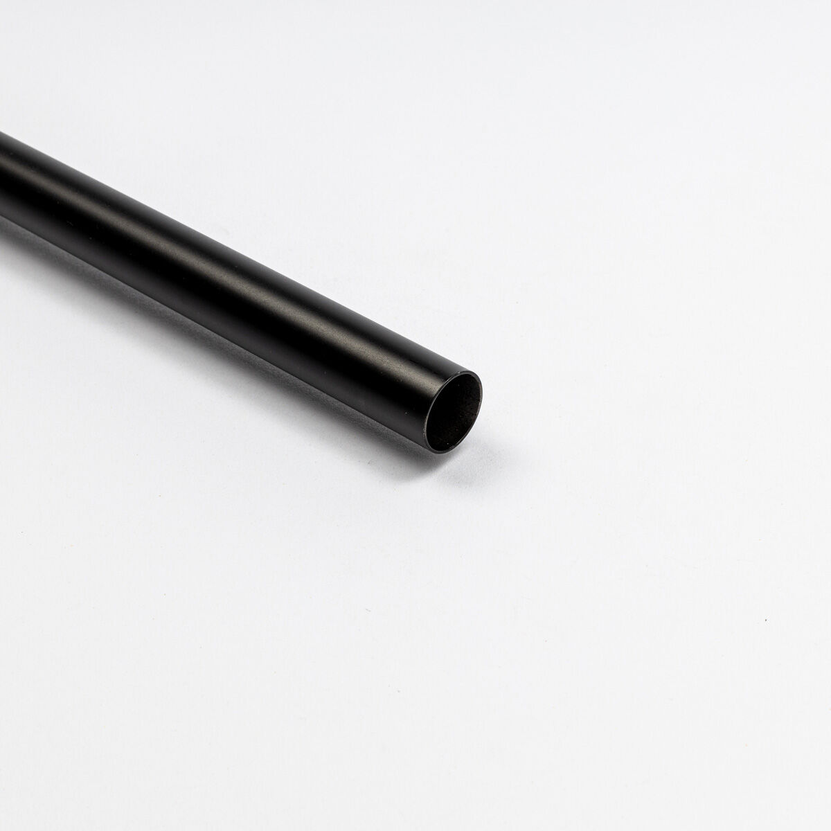 Tubo de ferro forjado preto mate 1,80m