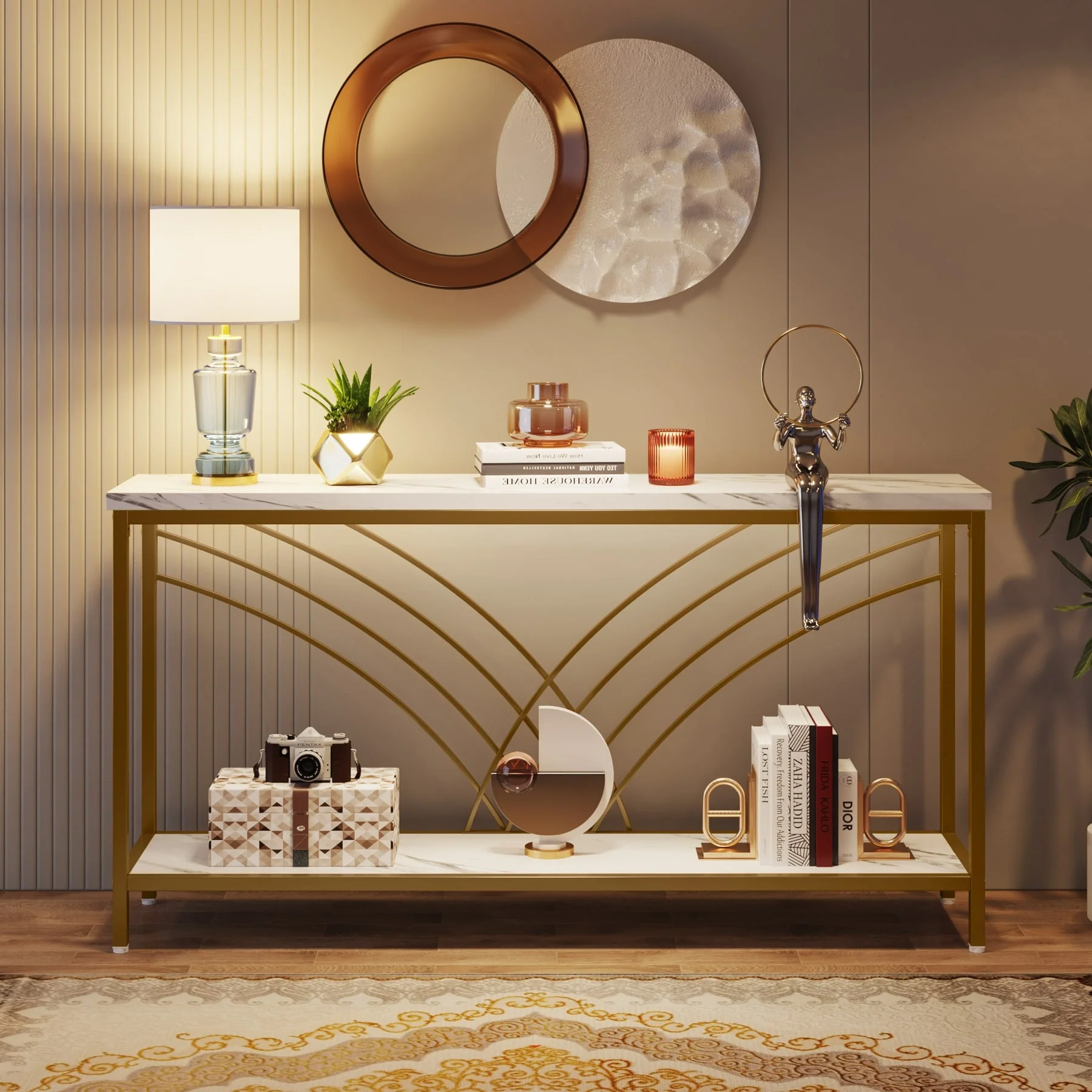 70.9 inch Extra Long Console Sofa Table for Living Room