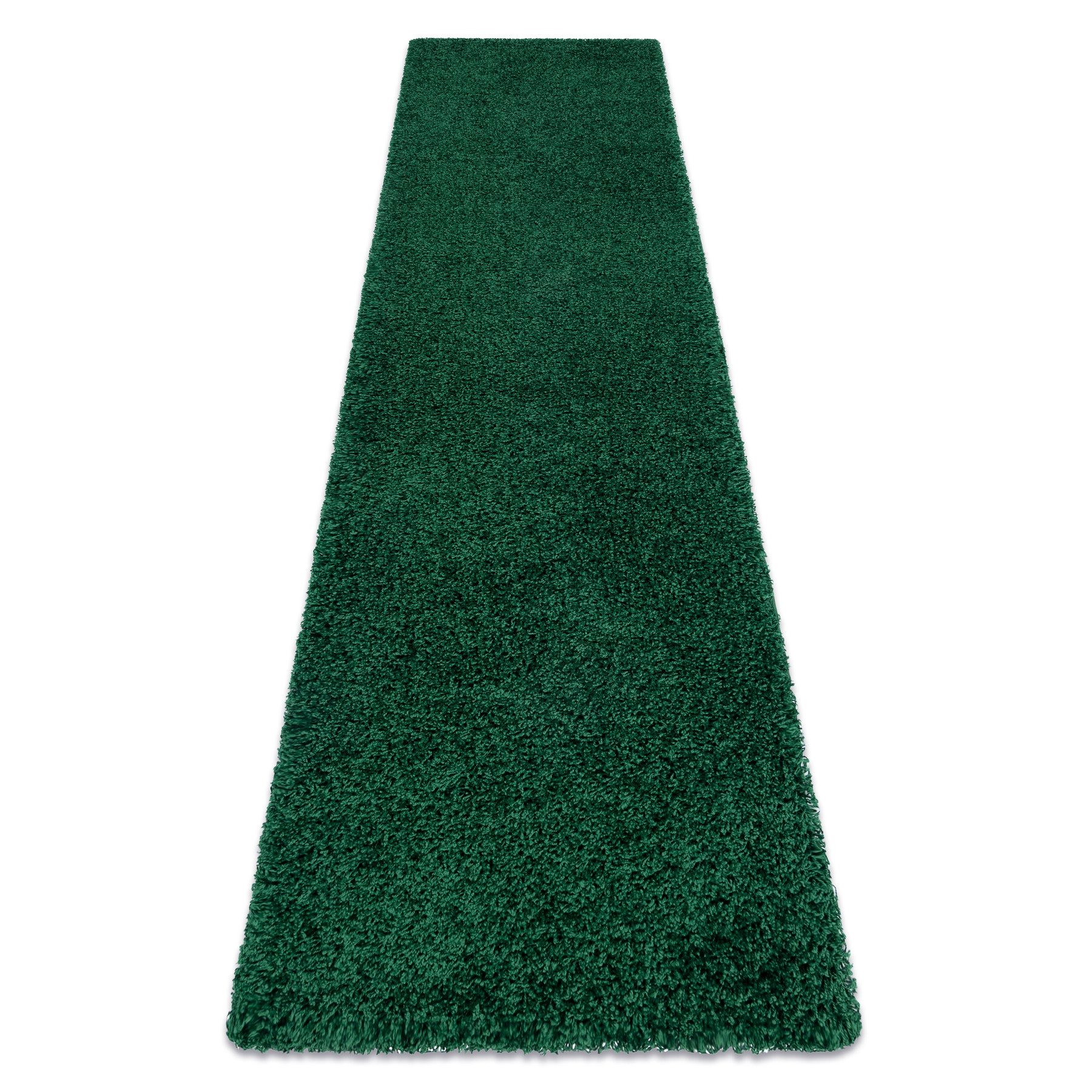 Dywan, Chodnik SOFFI shaggy 5cm butelkowa zieleń - do kuchni, 60x200 cm