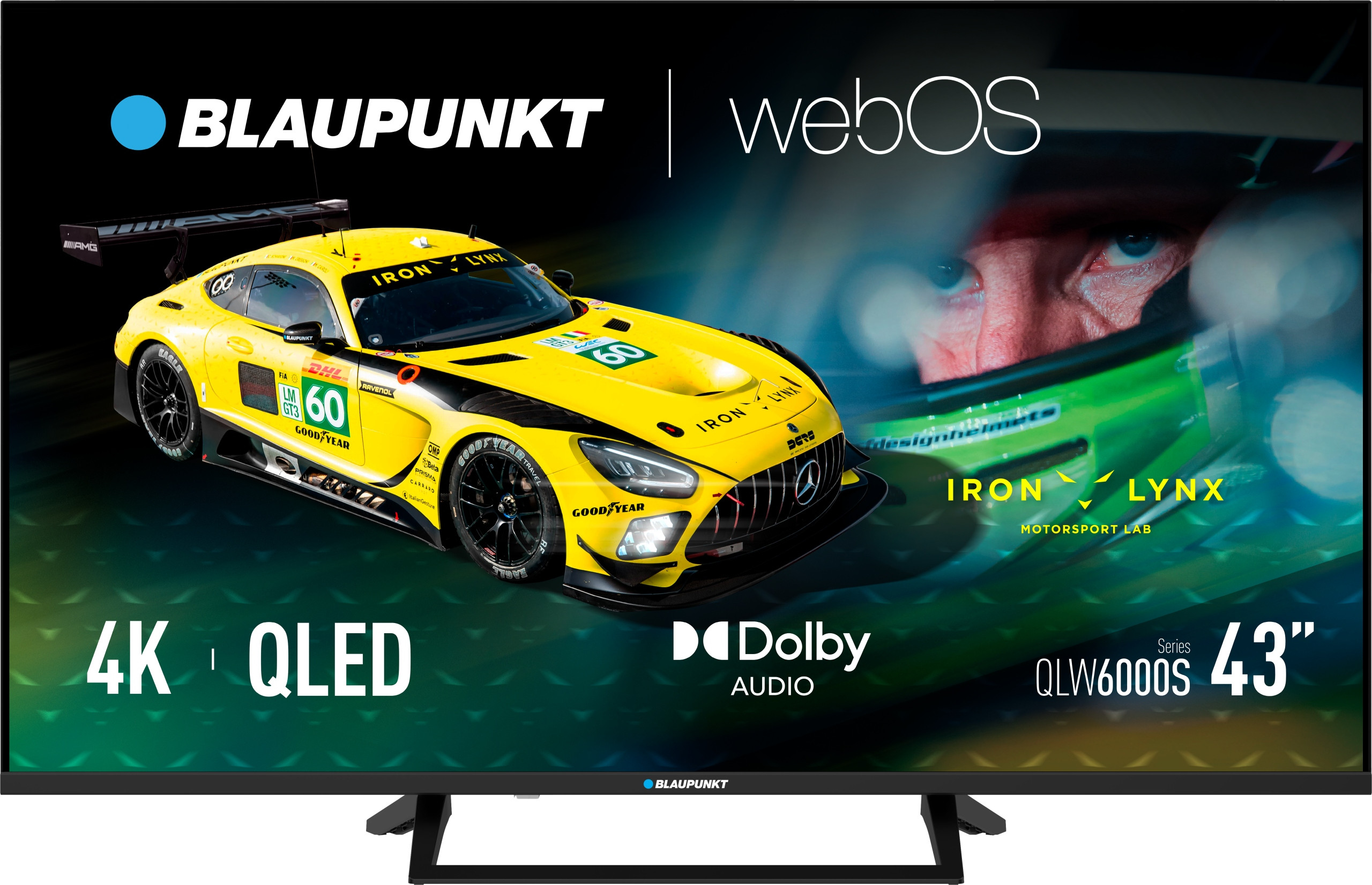 Blaupunkt 43QLW6000S QLED Smart TV 4K UHD WebOS HDR10 Dolby Audio WiFi