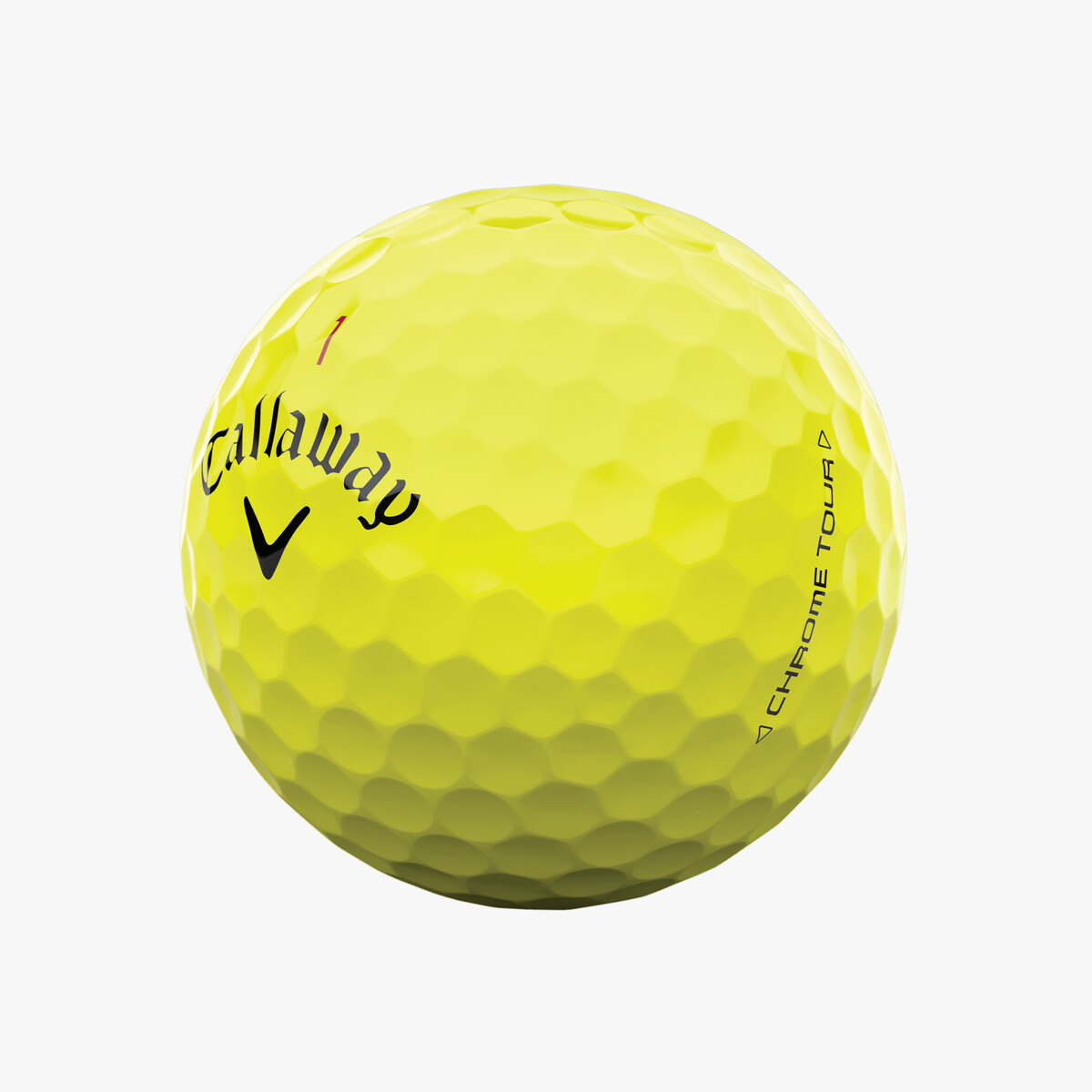 Chrome Tour Yellow Golf Balls
