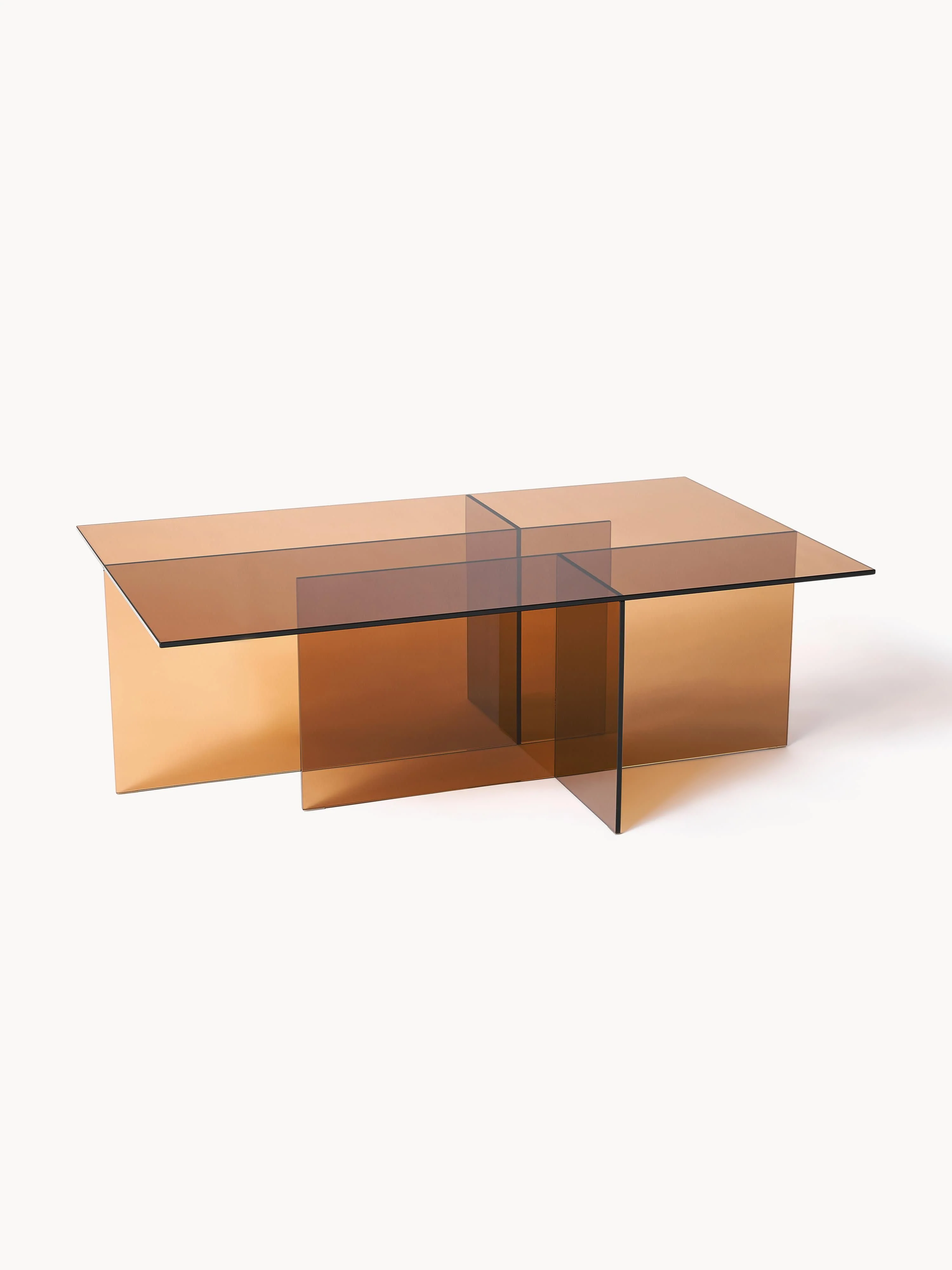 Glas-Couchtisch Anouk, B 102 cm