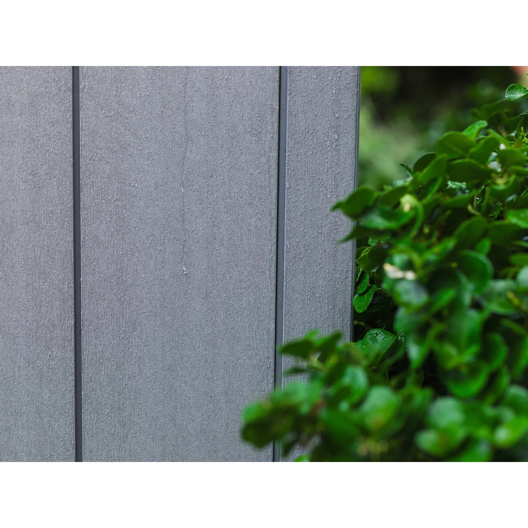 Keter Artisan 11x7 ft. Modern and Elegant Resin Outdoor Storage Shed With Floor for Patio Furniture and Tools, Grey