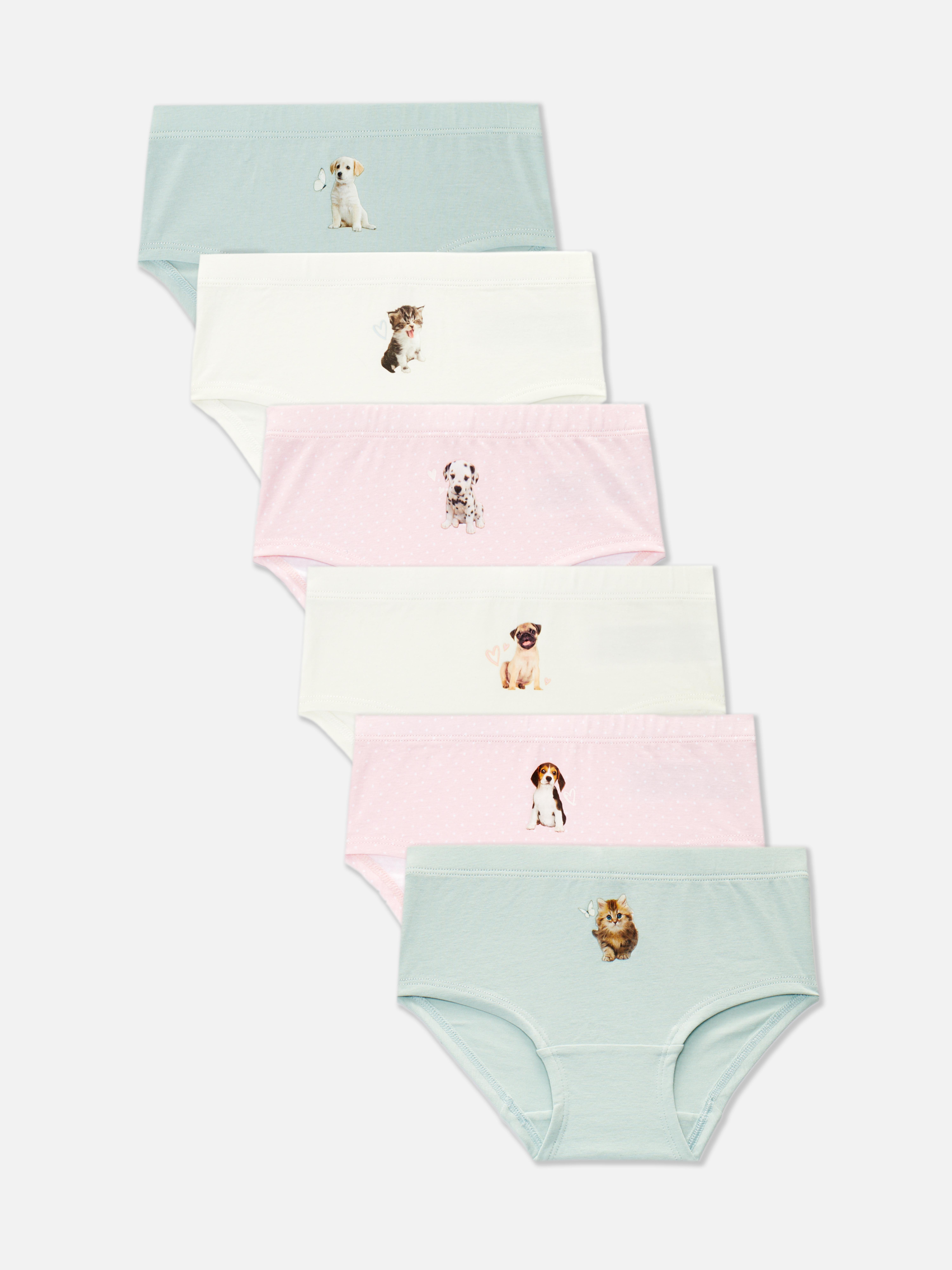 6-Pack Animal Graphic Briefs
