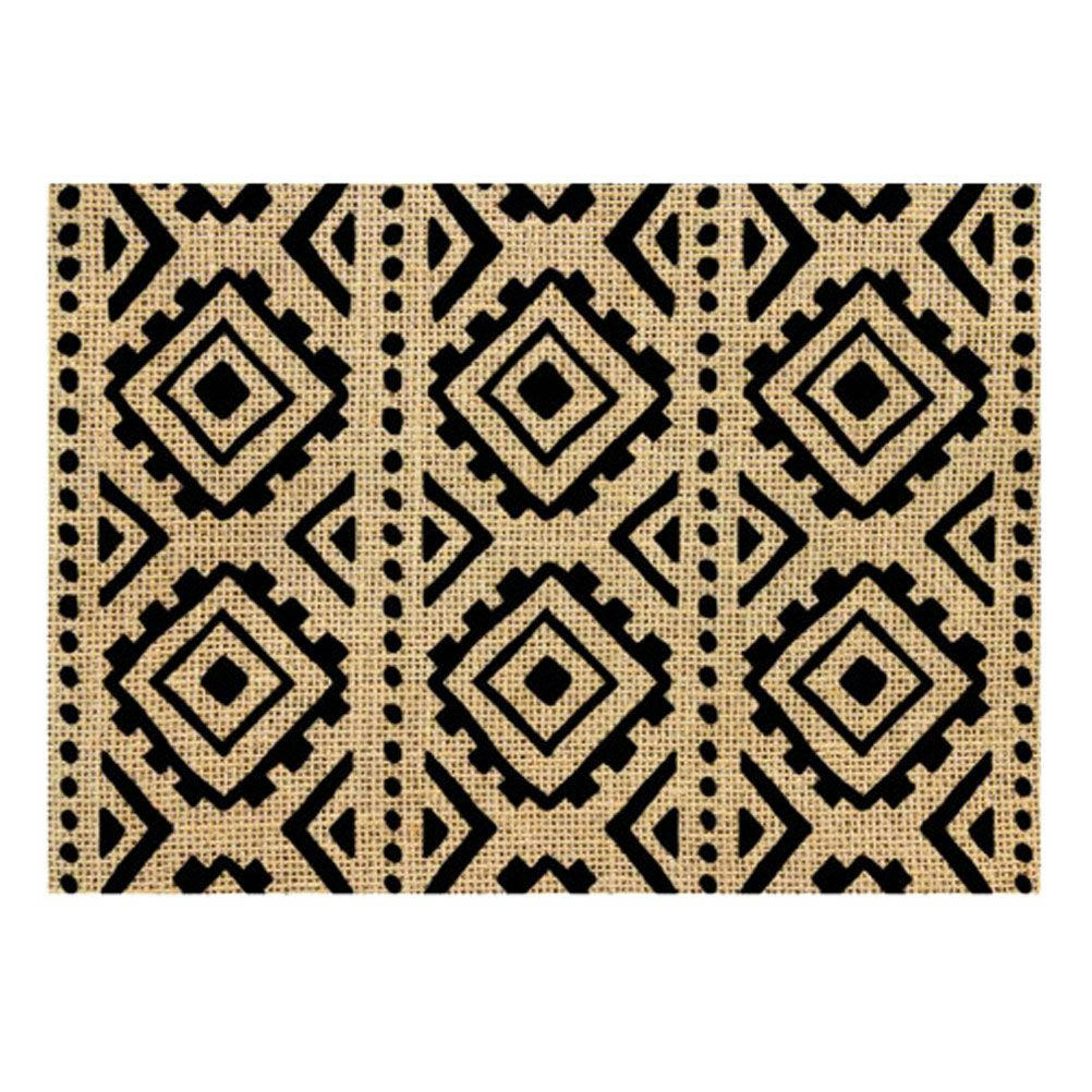 ETHNIC N°3 - Set de table en toile de jute 42x30