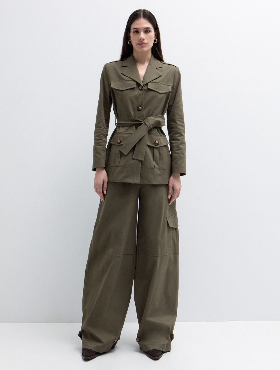 Cargo τζάκετ με ζώνη