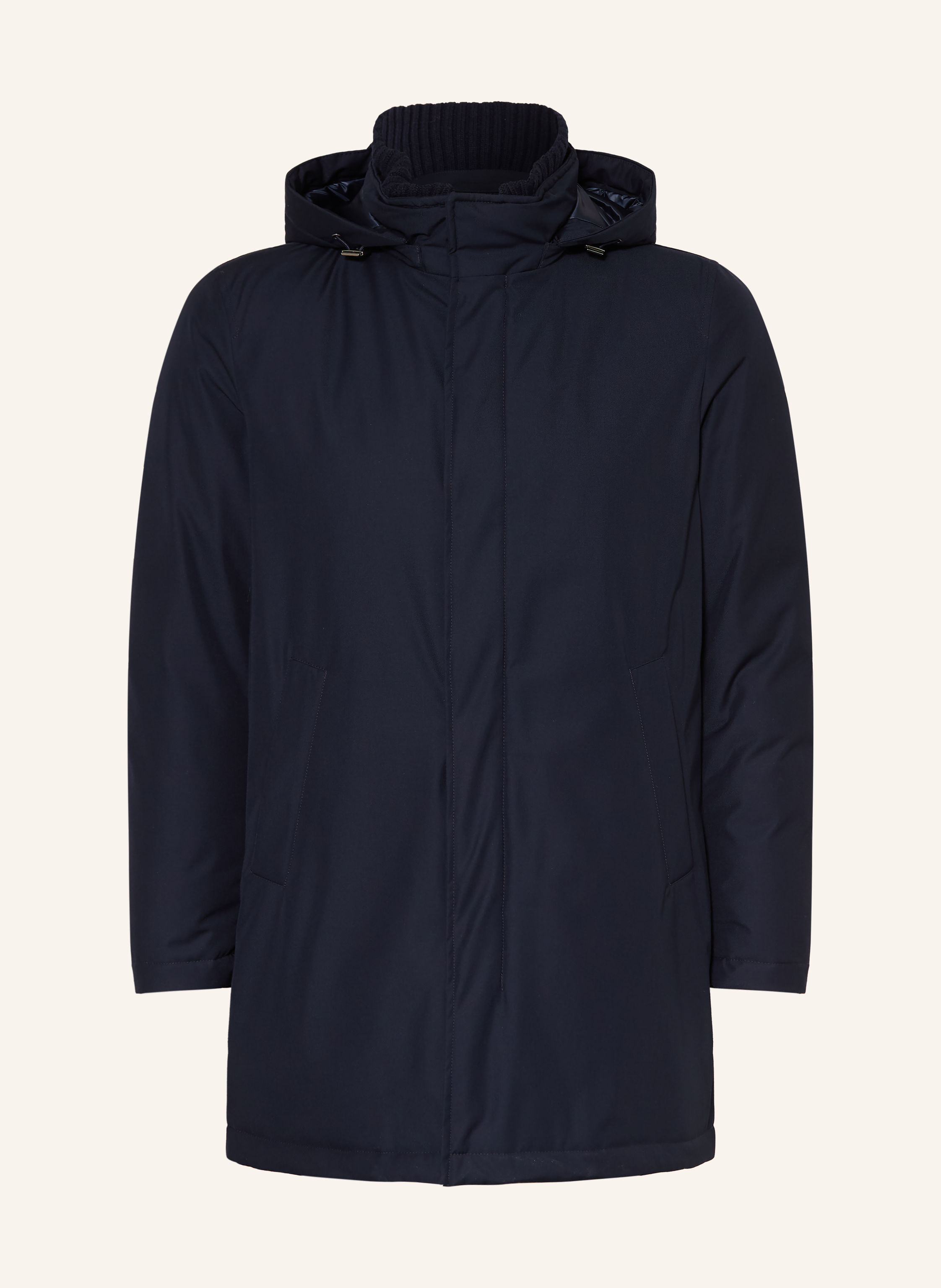 HERNO Daunenparka mit abnehmbarer Kapuze