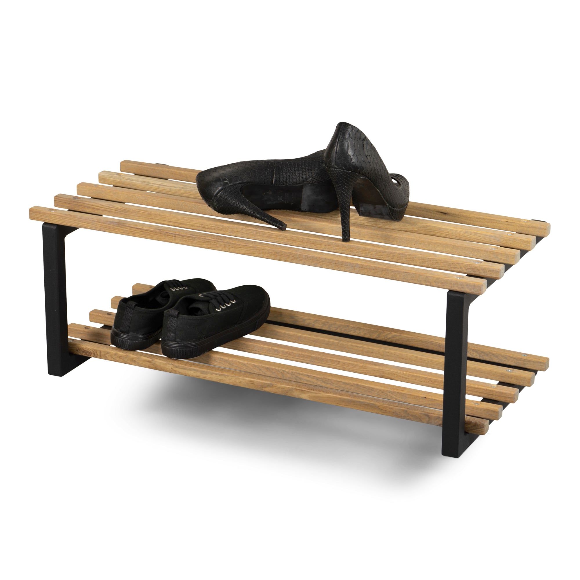 Spinder Design schoenenrek Rizzoli / Marco - Zwart / Eiken - 6 paar schoenen