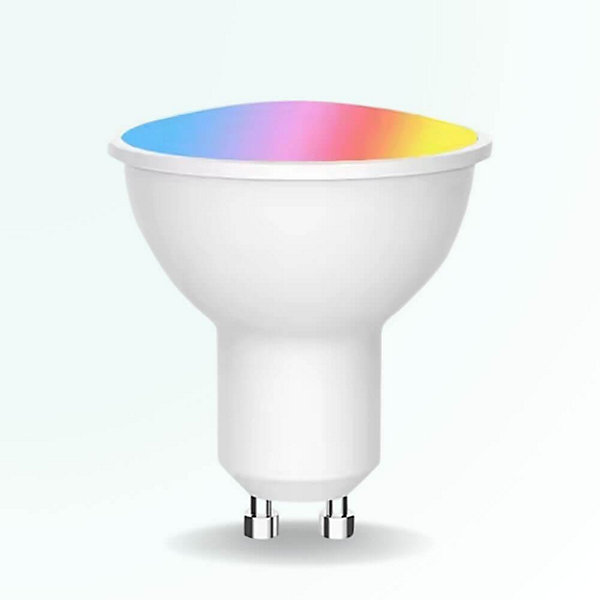 Pack 6 ampoules spot connecté led gu10 wifi - 5w - rgbw