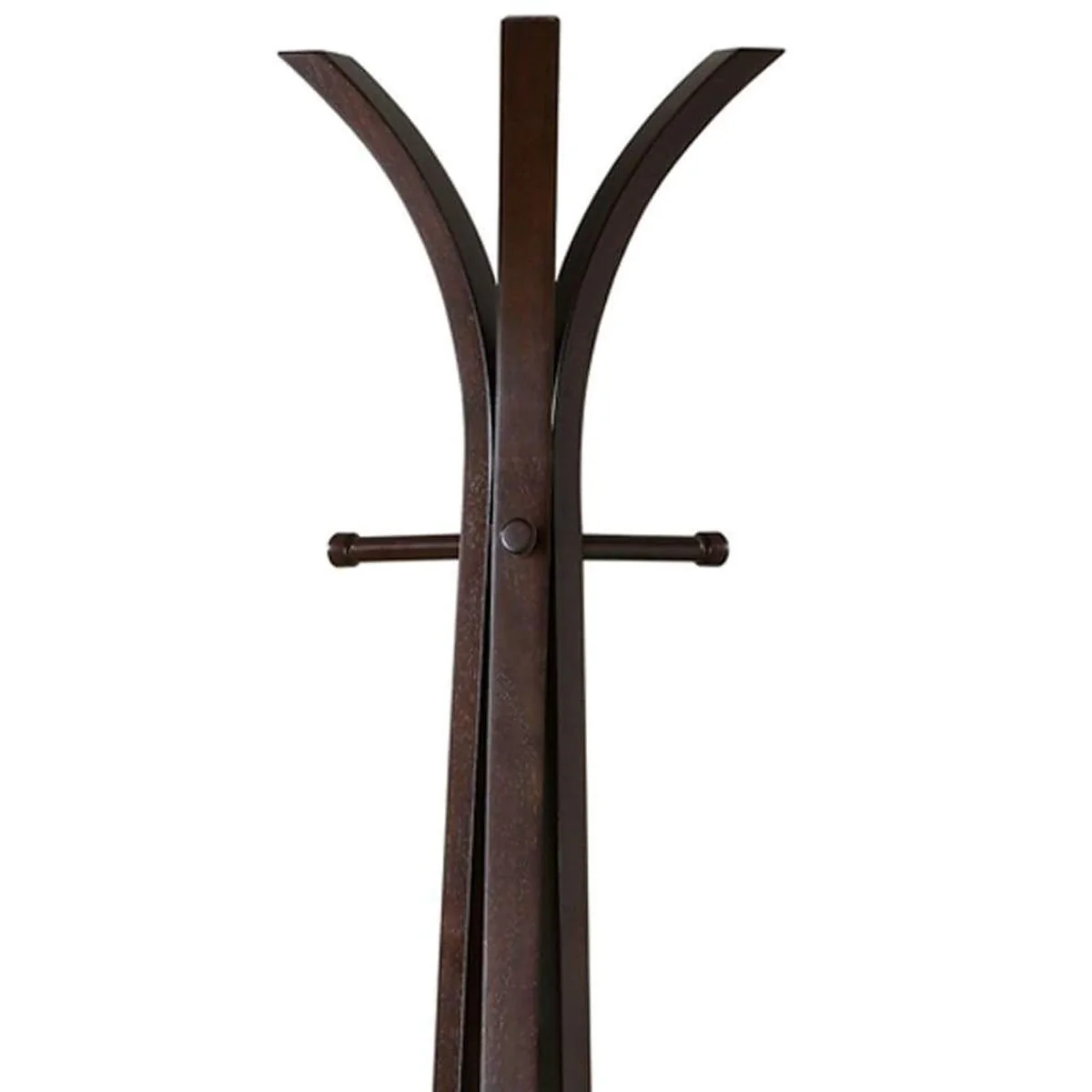 Curved Bentwood Design Cappuccino Finished Coat Rack
