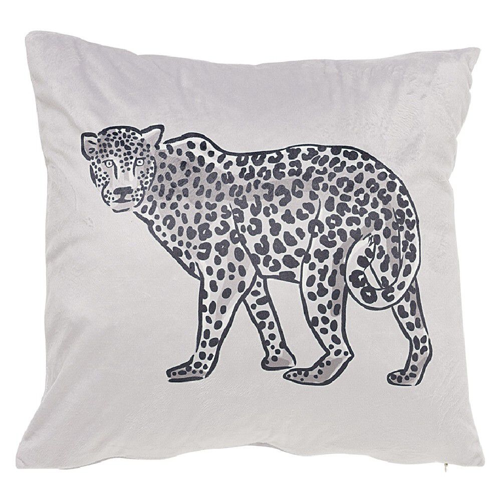Housse de coussin carré design animaux x2