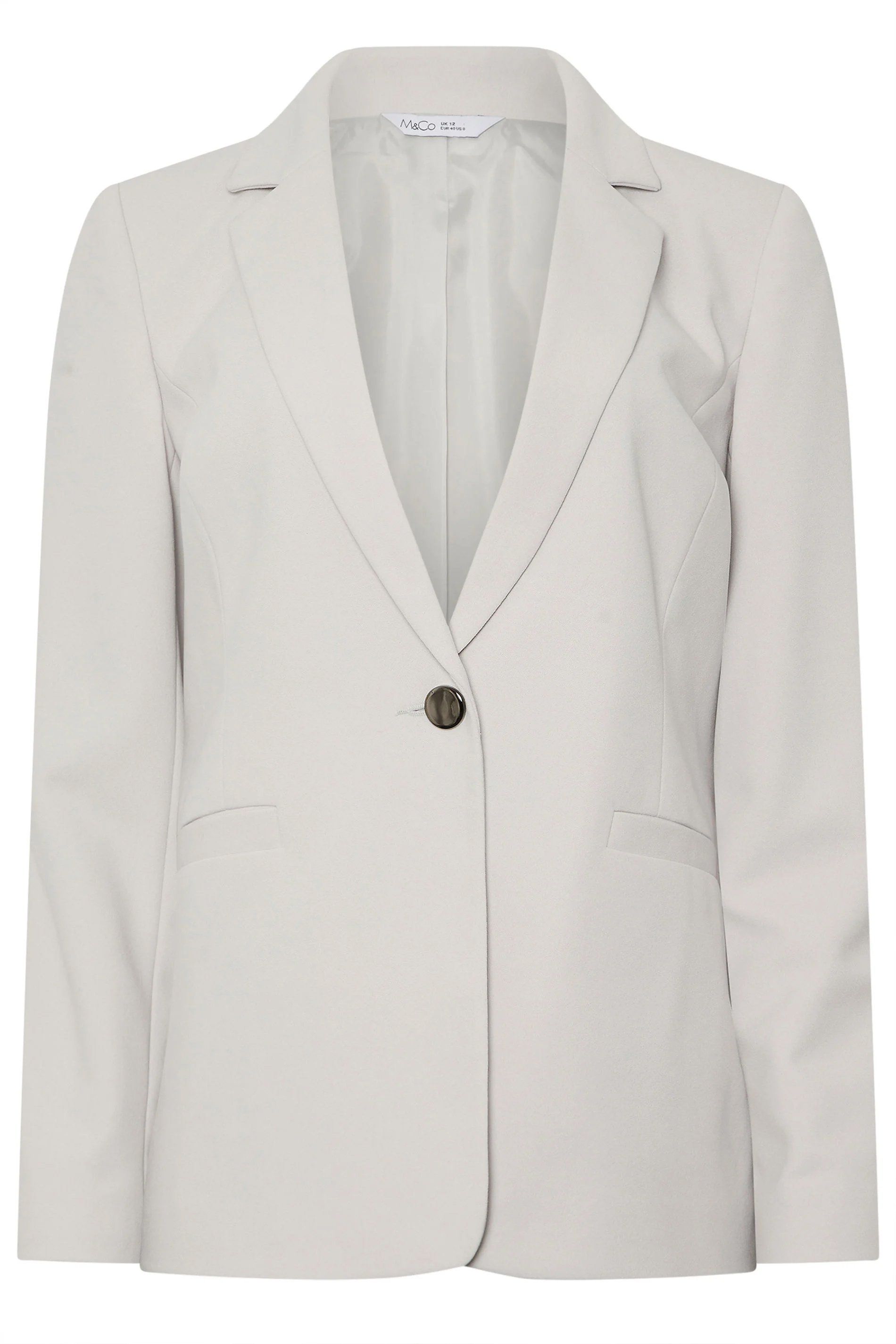 M&Co Button Front Blazer