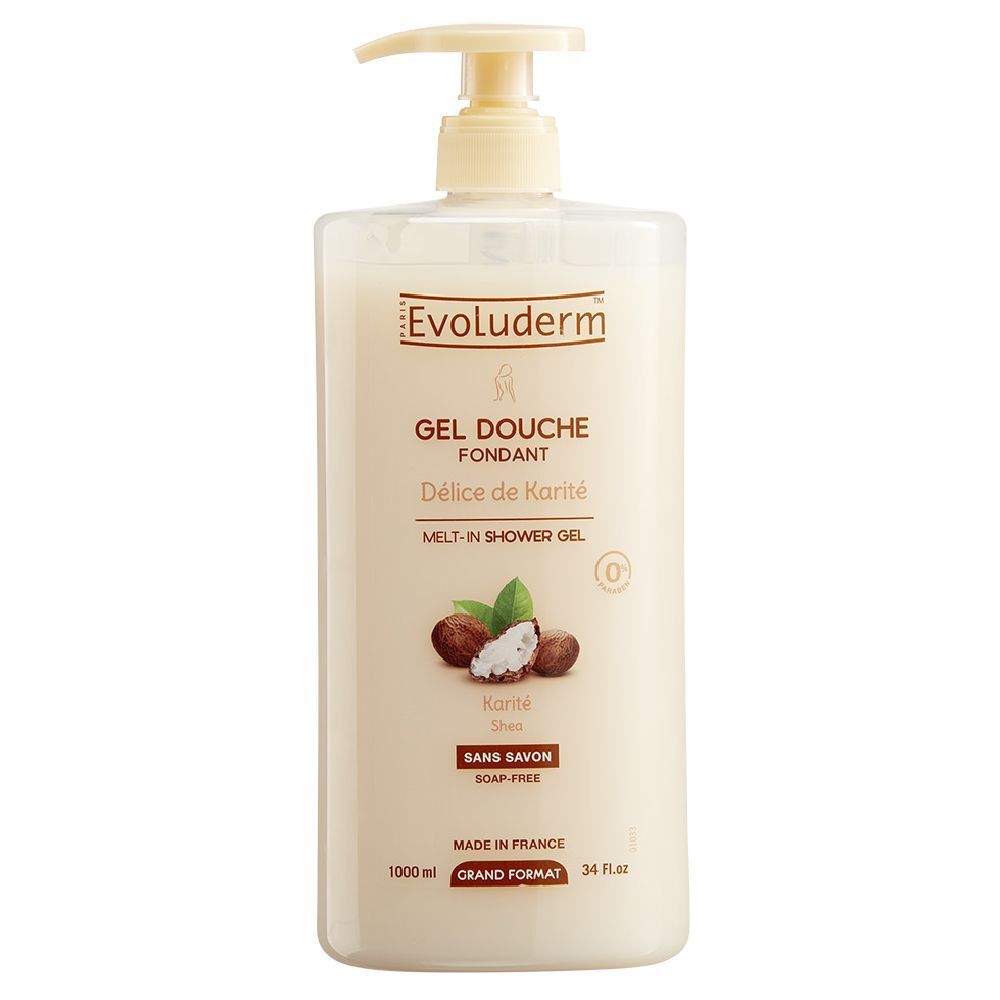 Gel douche Evoluderm délice karité 1L