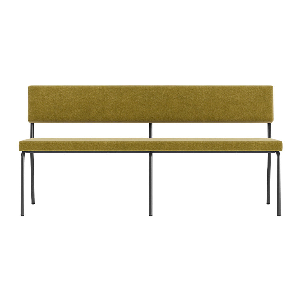 FÉST Monday 2-zits Eetkamerbank - Royal - Pistache / Black