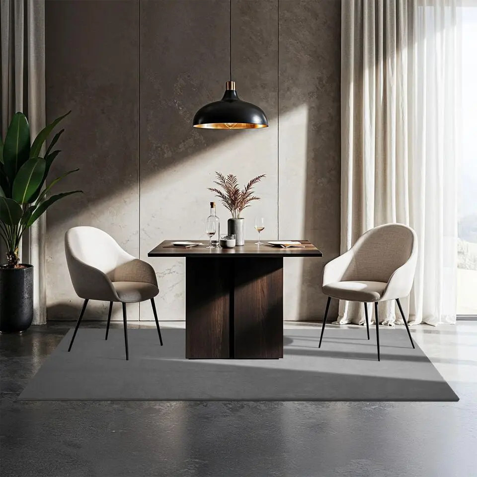 tectake? Kortpolig vloerkleed Soft Zone 120 x 170 cm - Grijs